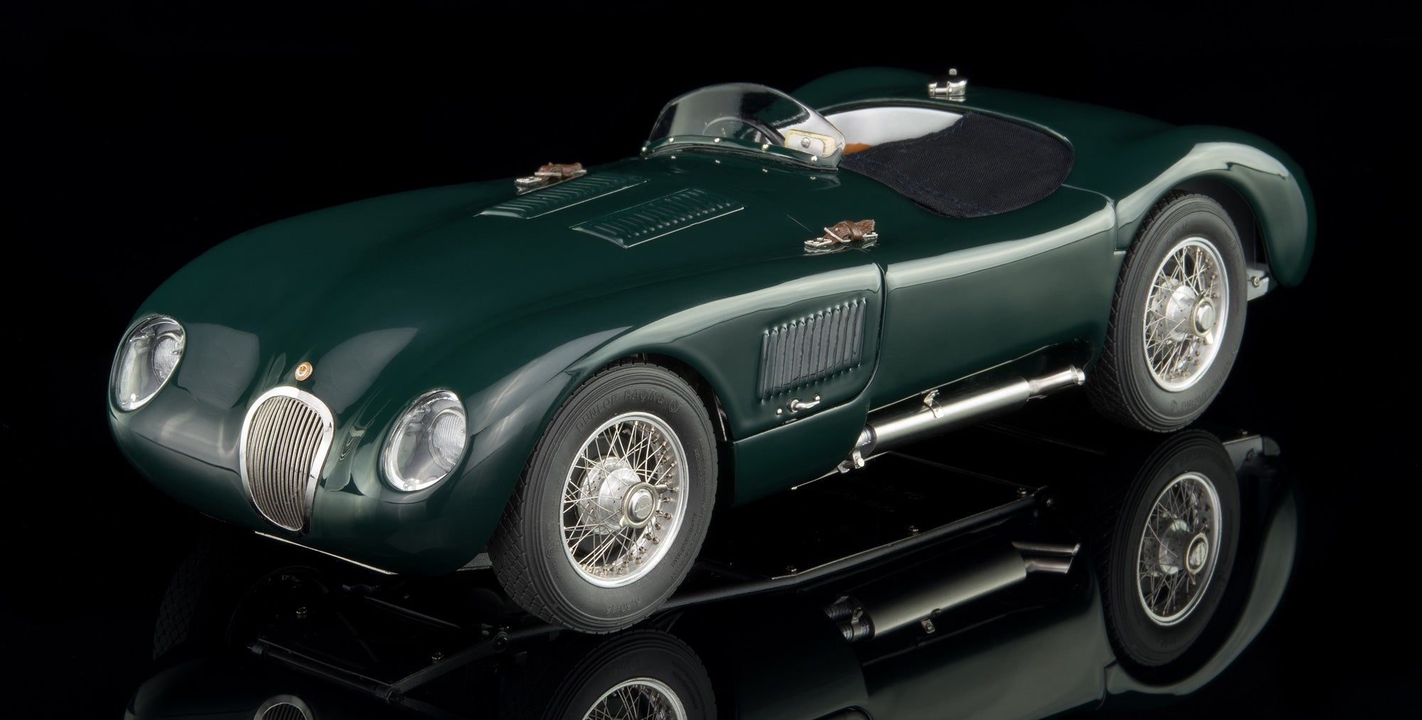Jaguar C-Type British Racing Green 1952 CMC M-191 -pre-owned