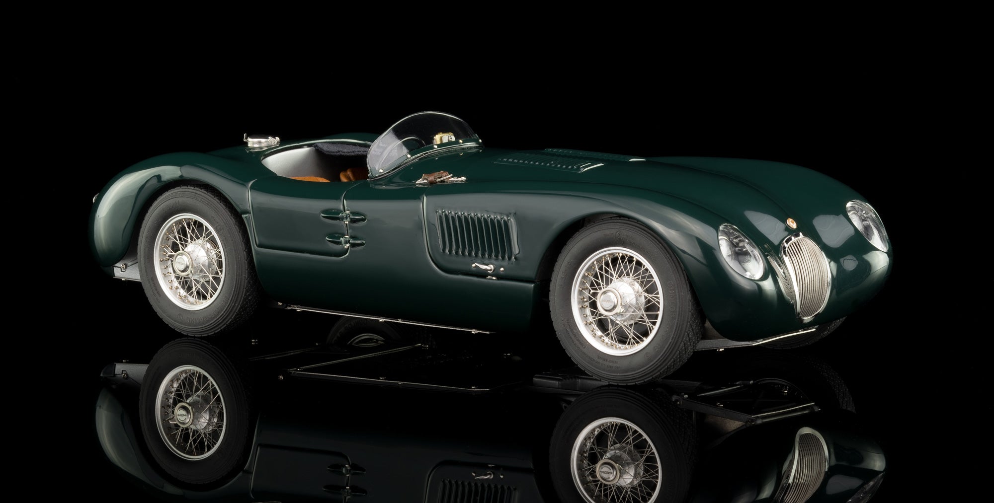 Jaguar C-Type British Racing Green 1952 CMC M-191