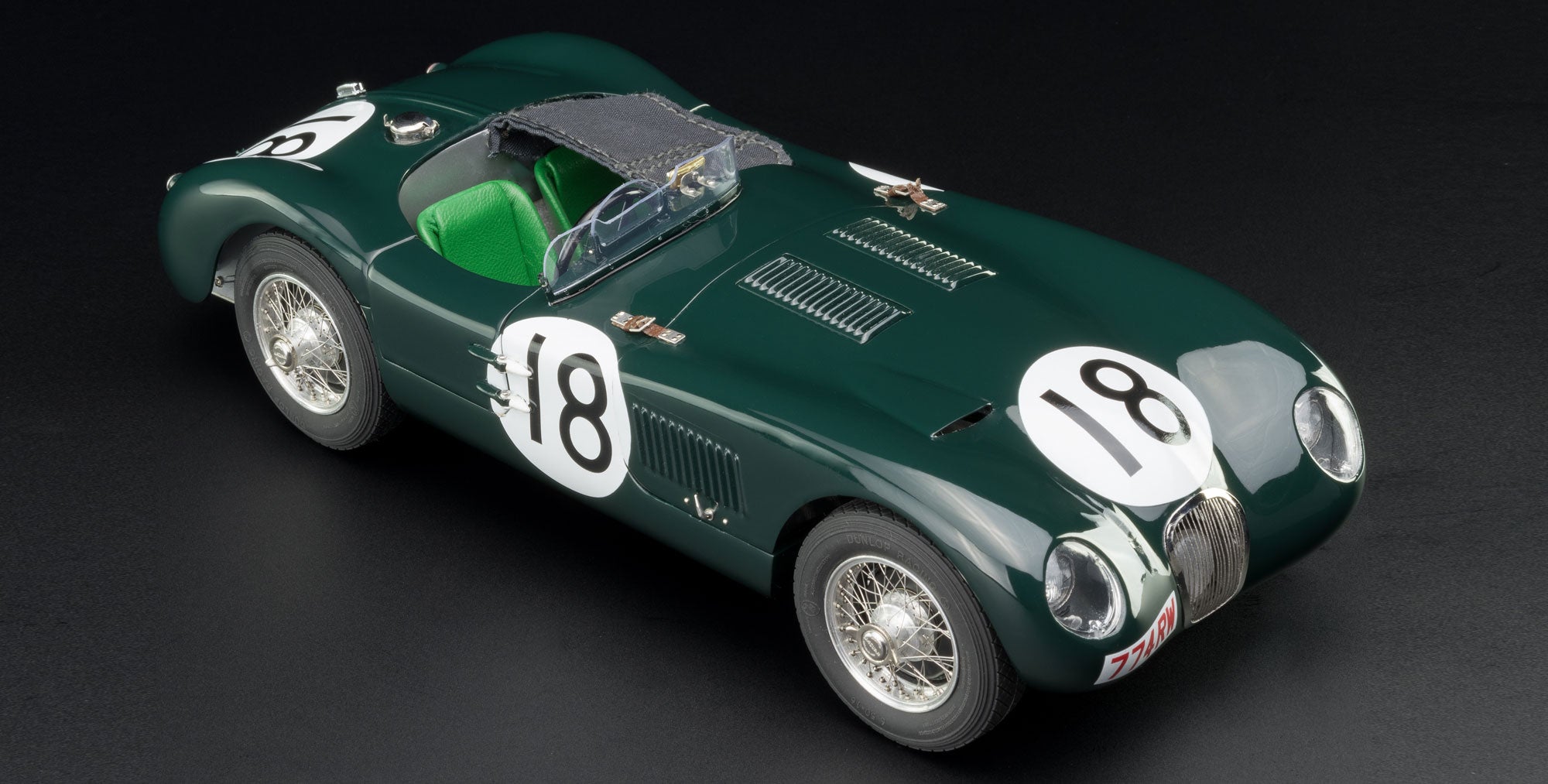 1:18 Jaguar C-Type #18 24h Le Mans Sieger 1953 Rolt/Hamilton CMC M-195 LE 1.500 - pre-owned-