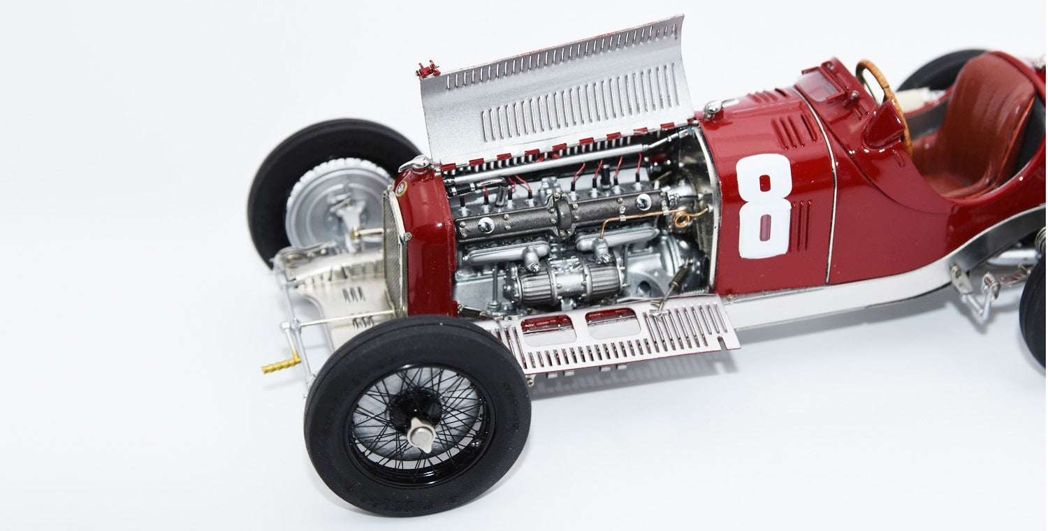 CMC Alfa-Romeo P3 #8 Tazio Nuvolari, Gewinner GP Italien 1932
