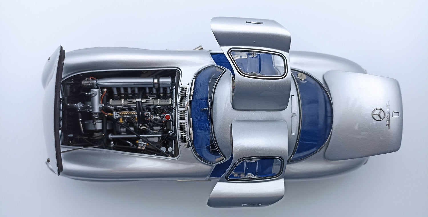 Mercedes-Benz 300 SLR Coupe 1955 Blaues Interieur CMC M-243