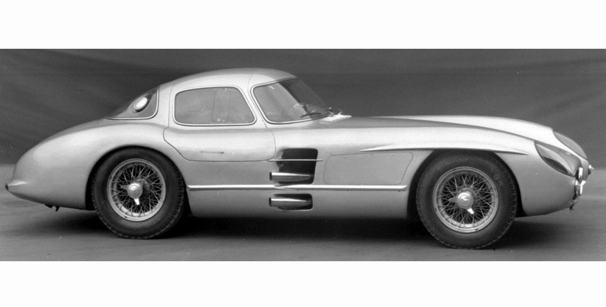 Mercedes-Benz 300 SLR Coupe 1955 Blaues Interieur CMC M-243