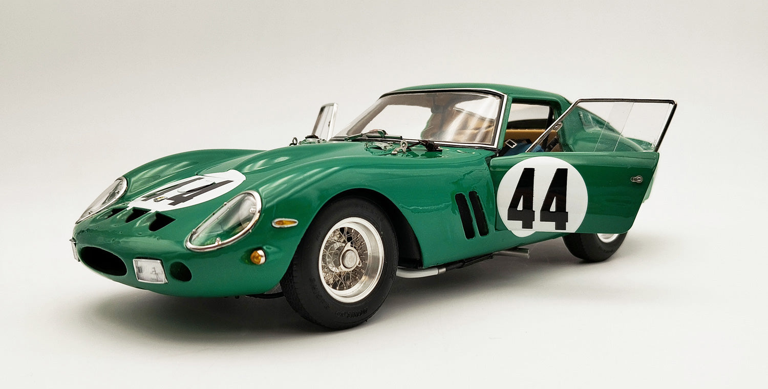 1/18 Ferrari 250 GTO, RHD David Piper 1962 Silverstone #44 Chassis 4491GT, LE 2000