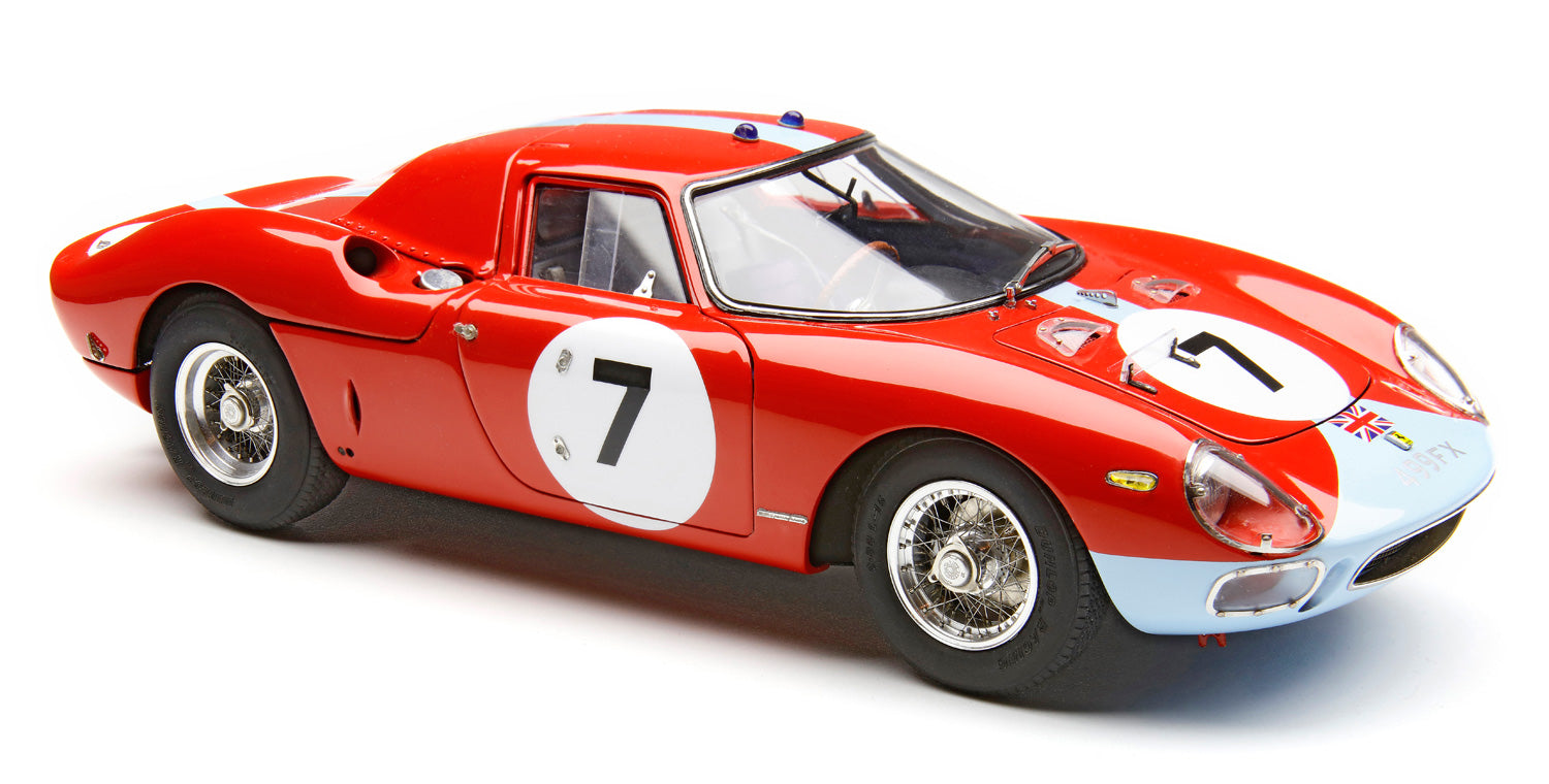 1/18 Ferrari 250 LM #7 RHD 12h Reims 1964 Hill/Bonnier CMC M-261