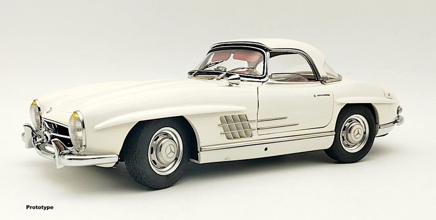 1:18 Mercedes-Benz 300 SL W198 Roadster Hardtop white CMC M-284