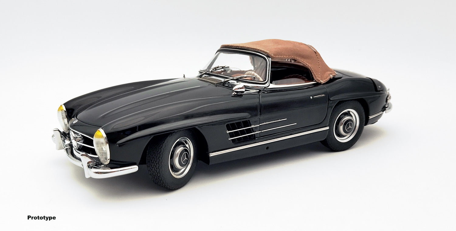 1:18 CMC M-285 Mercedes-Benz 300 SL W198 Roadster soft top black