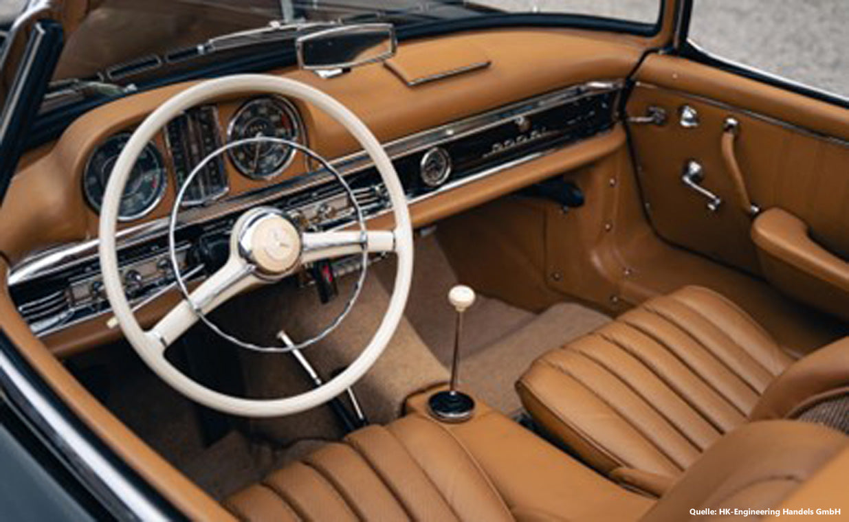 1:18 CMC M-285 Mercedes-Benz 300 SL W198 Roadster soft top black