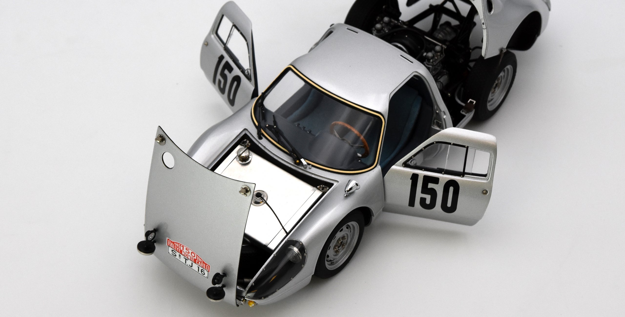 1/18 Porsche 904 #150 Rally Monte Carlo 1965 Böhringer/Wütherich CMC M-231
