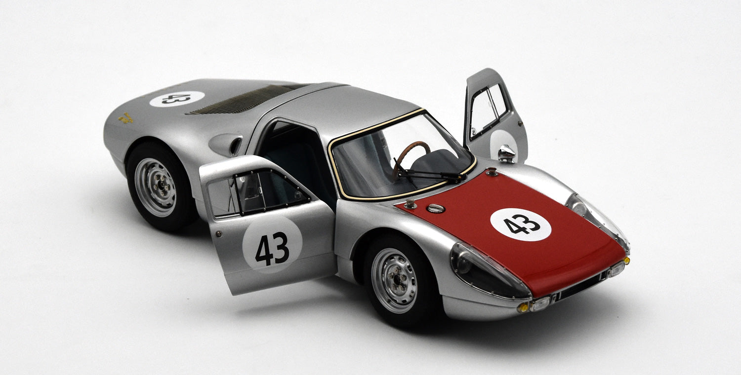 1/18 Porsche 904 Carrera GTS #43 Spa 500 km 1964 Leon Dernier CMC M-233