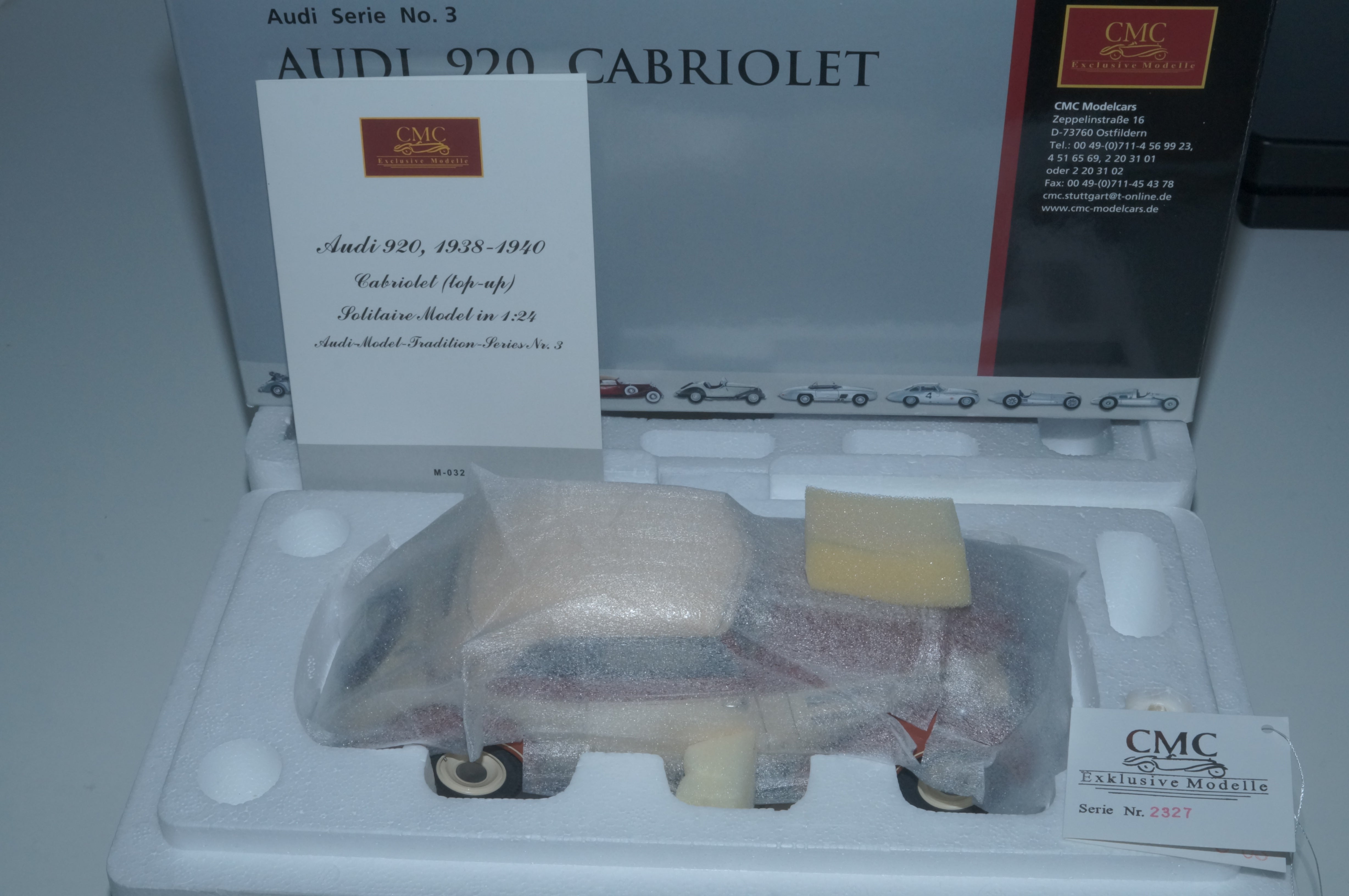 1/24 Audi 920 Cabriolet braun CMC M-032
