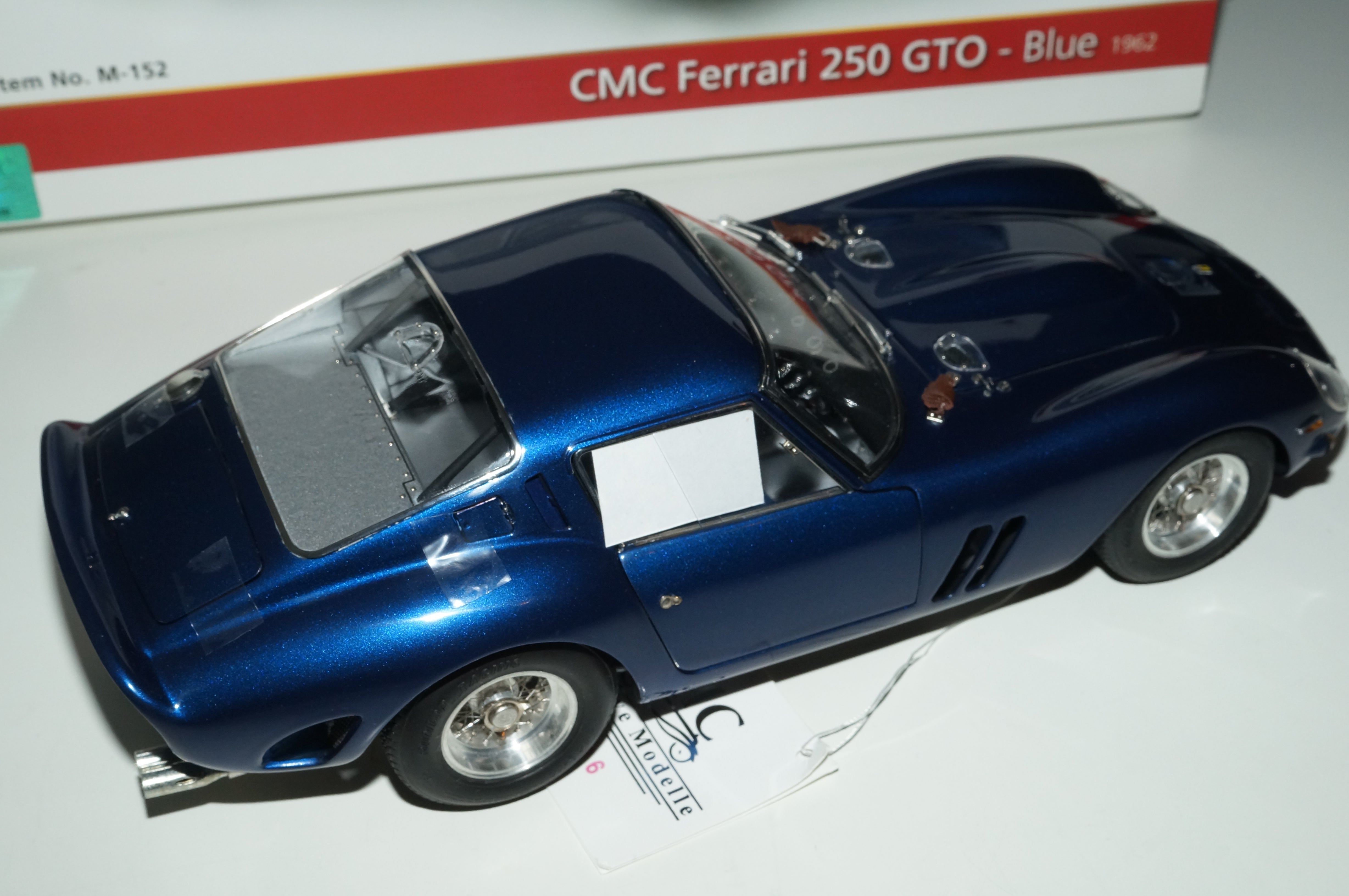 CMC Ferrari 250 GTO 1962 BLAU CMC M-152 -pre-owned-