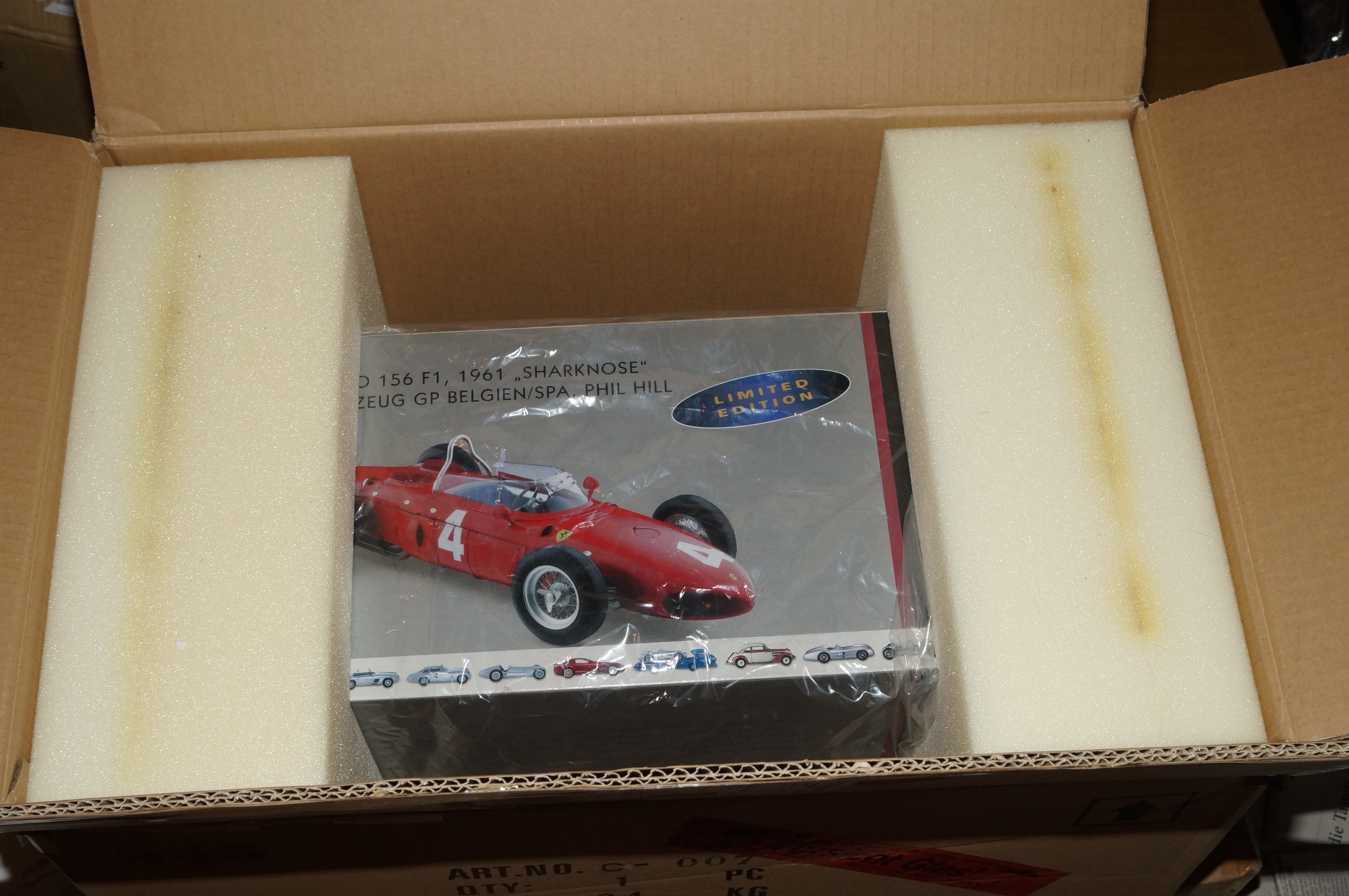 1/12 Ferrari Dino 156 F1 Sharknose #4 PHILL CMC C-007 aus Vorbesitz