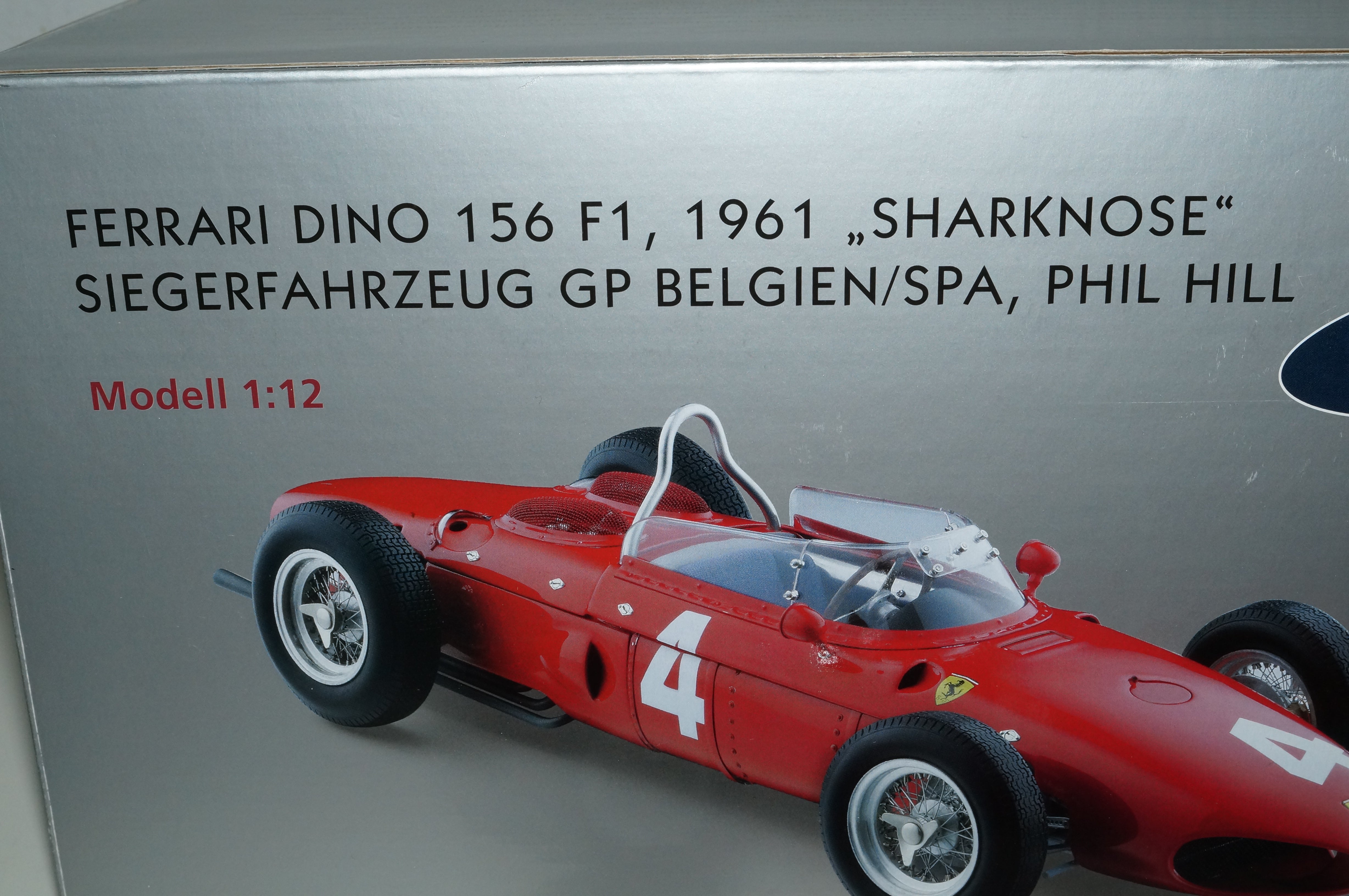 1/12 Ferrari Dino 156 F1 Sharknose #4 PHILL CMC C-007 aus Vorbesitz