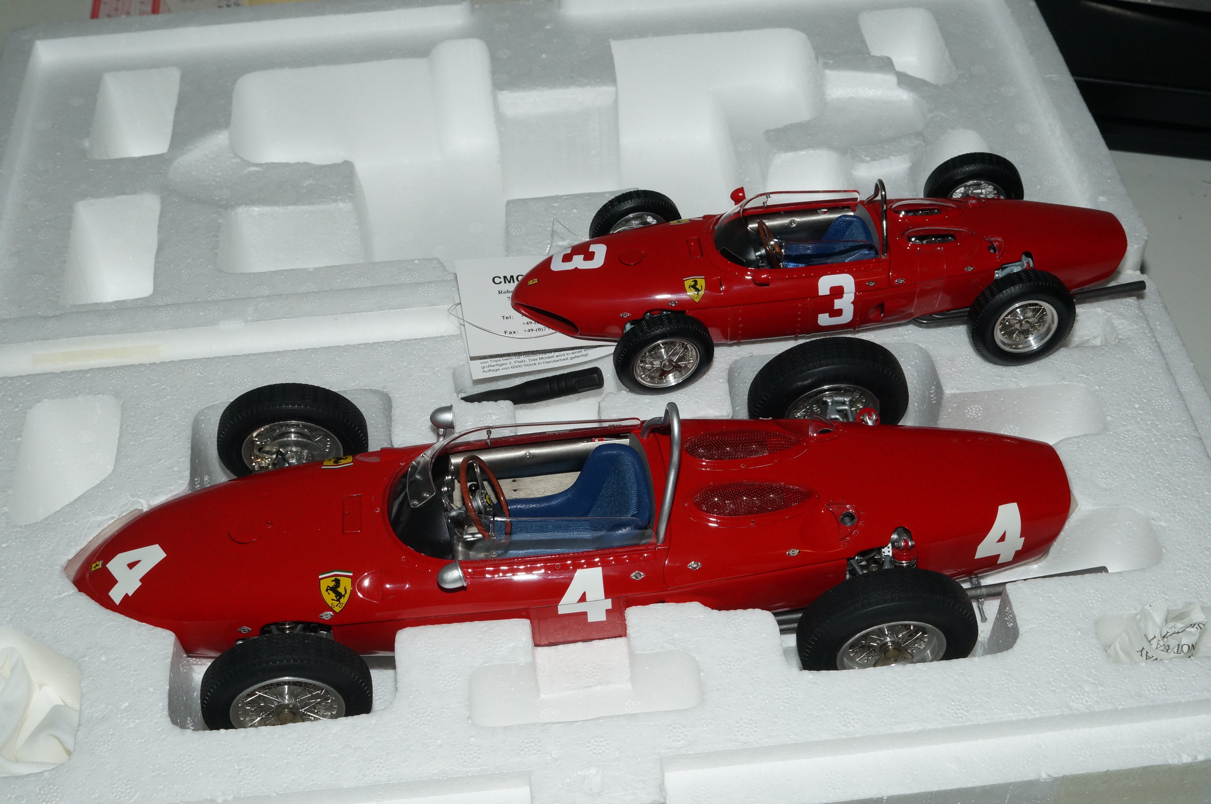 1/12 Ferrari Dino 156 F1 Sharknose #4 PHILL CMC C-007 aus Vorbesitz