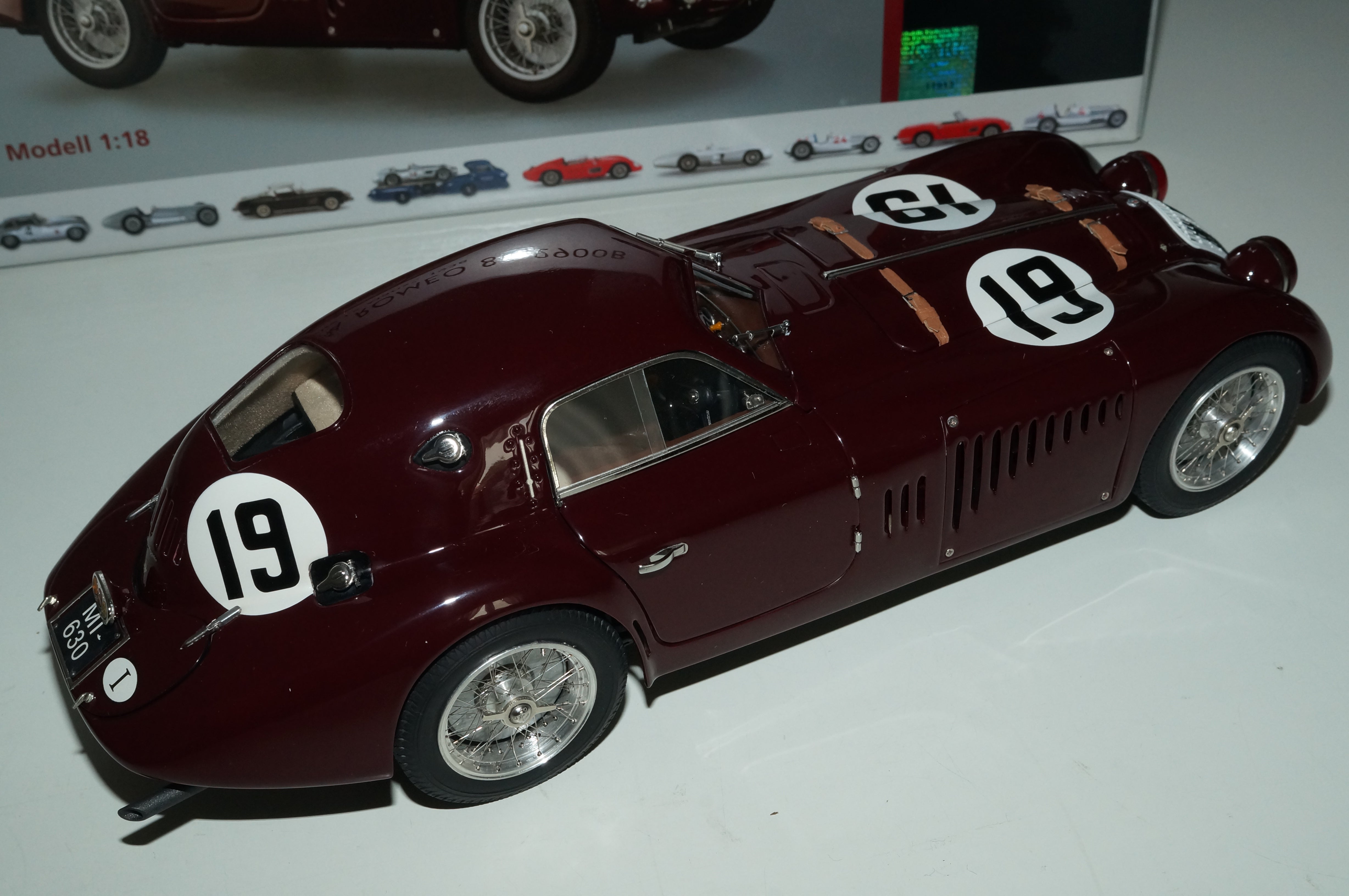 1/18 Alfa Romeo 8C 2900B Speciale #19 Le Mans 1938 CMC M-111