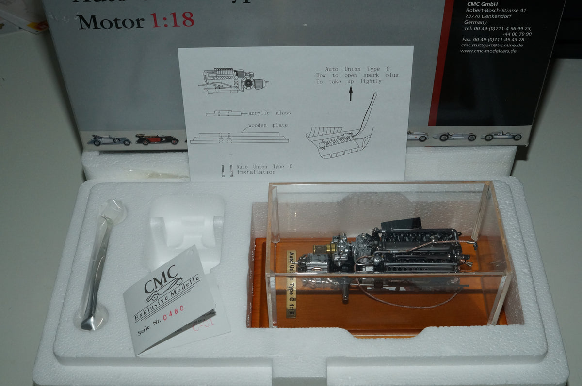 Auto Union Type C engine CMC M-034b from previous owner