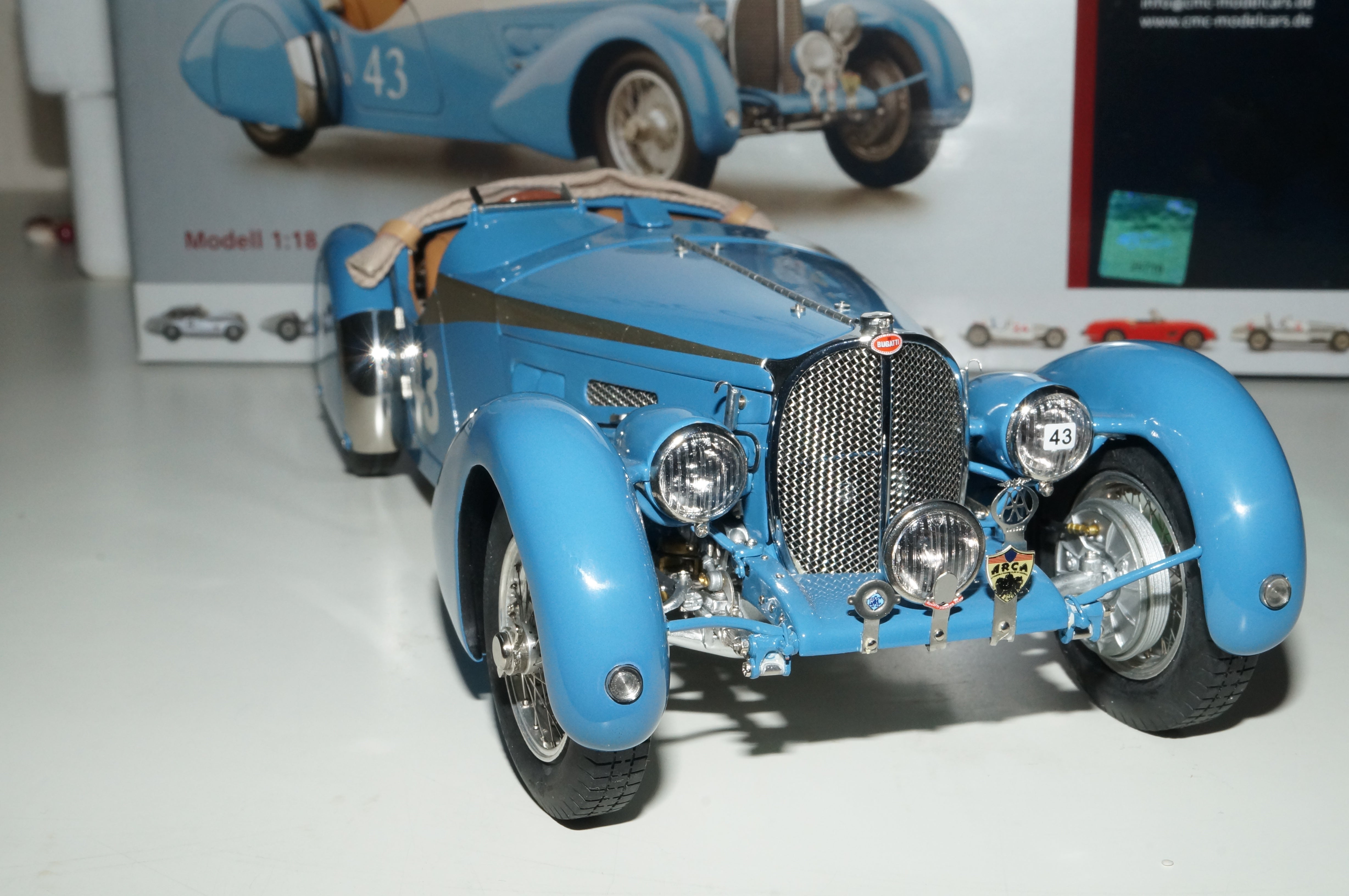 Bugatti 57 SC Corsica #43 Sport Version 1938 CMC M-129 Limited Edition 1.000 Stück - aus Vorbesitz