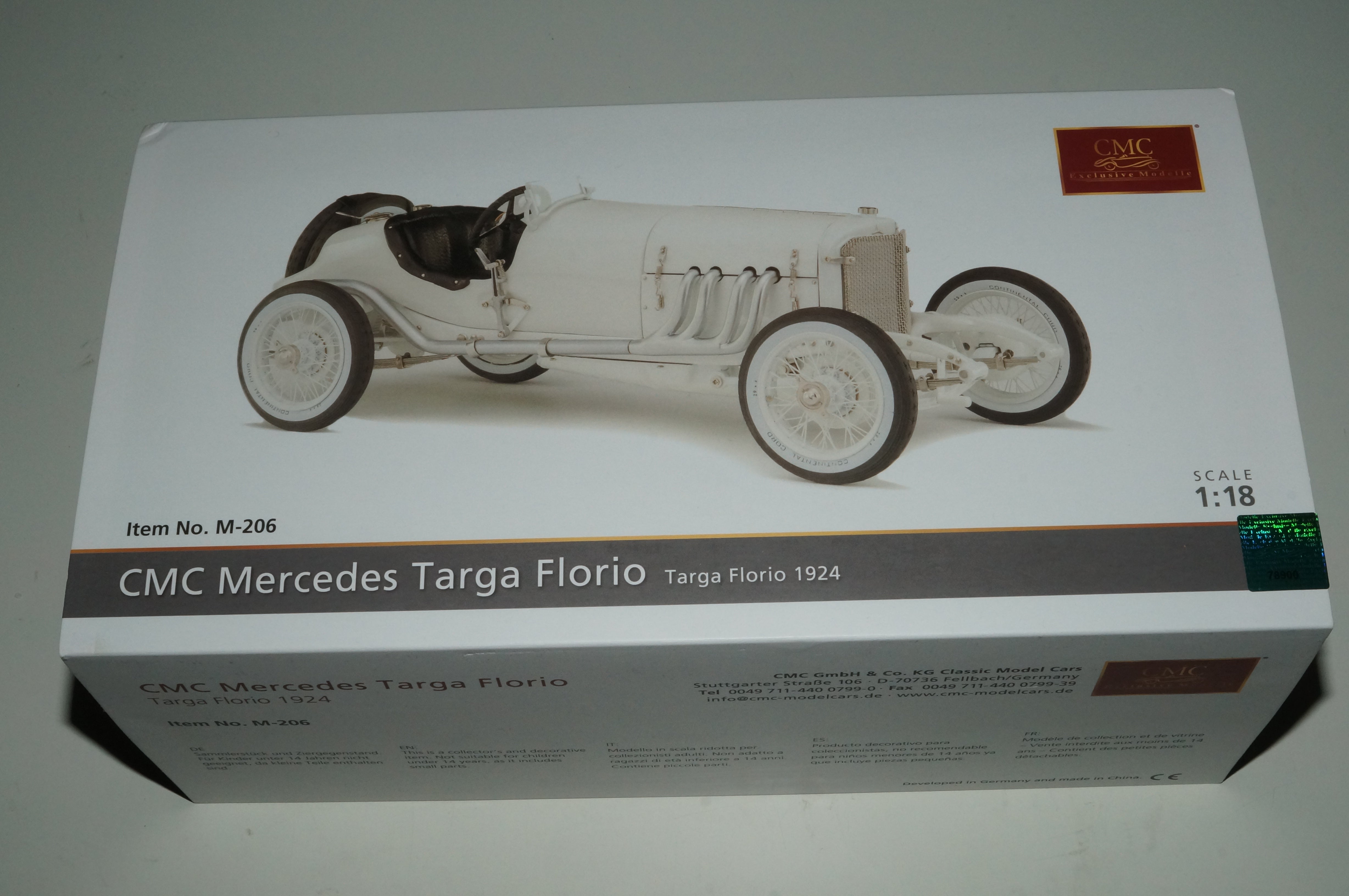 Mercedes-Benz Targa Florio 1924 weiss CMC M-206 -pre-owned