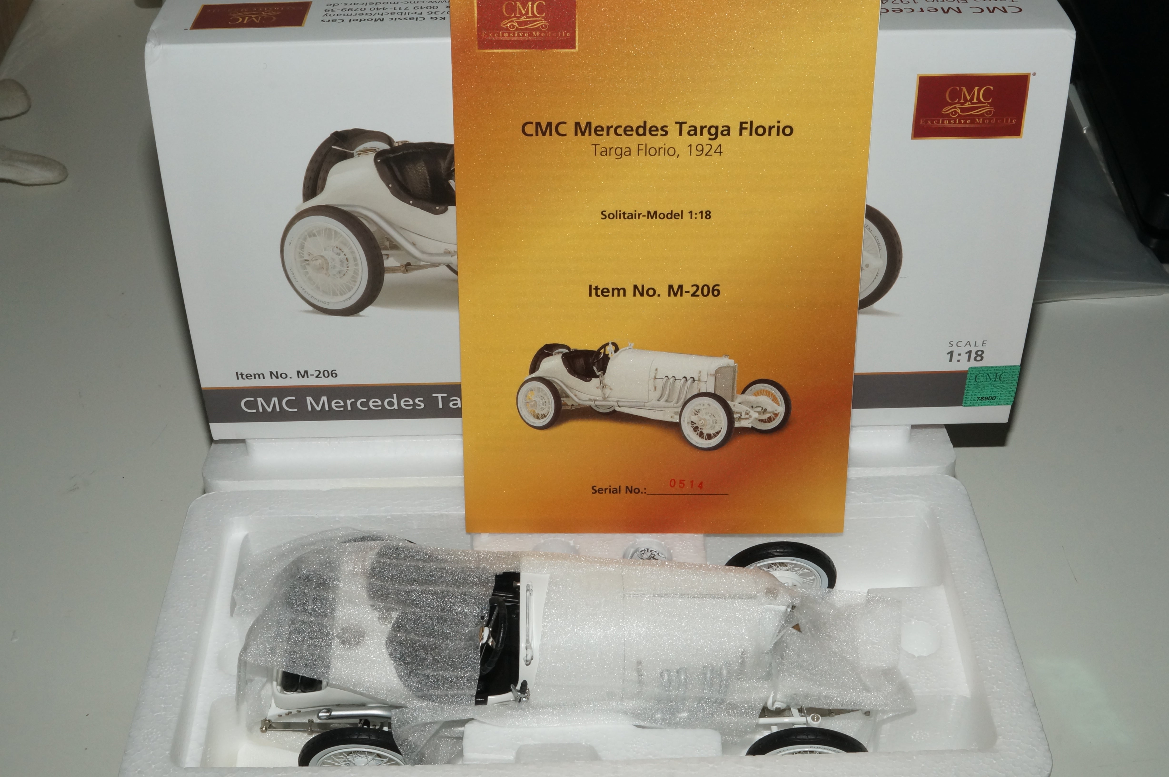 Mercedes-Benz Targa Florio 1924 weiss CMC M-206 -pre-owned