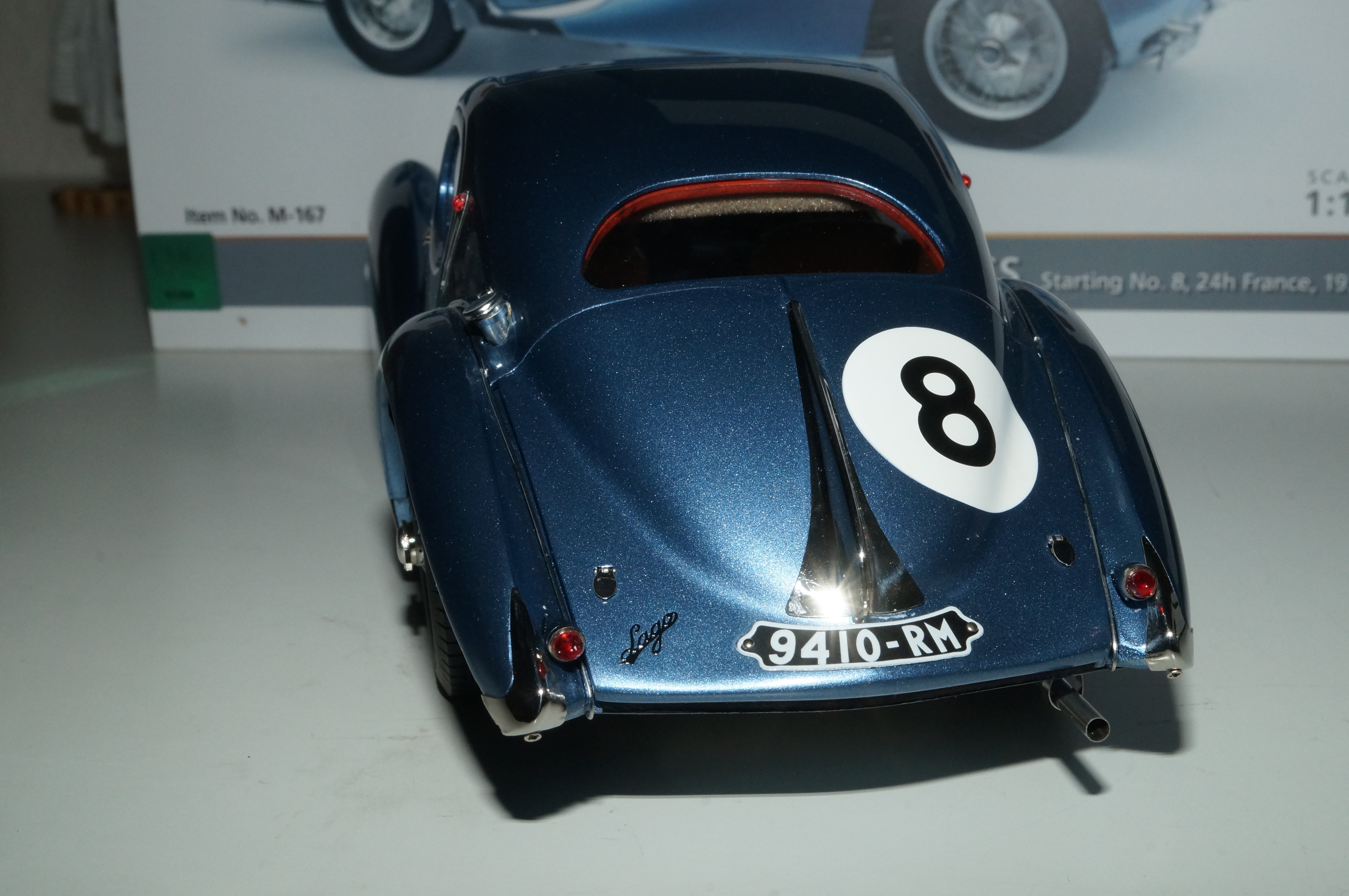 Talbot-Lago Coupé Typ 150 C-SS Figoni & Falaschi "Teardrop" #8 Le Mans 1939 CMC M-167 -pre-owned