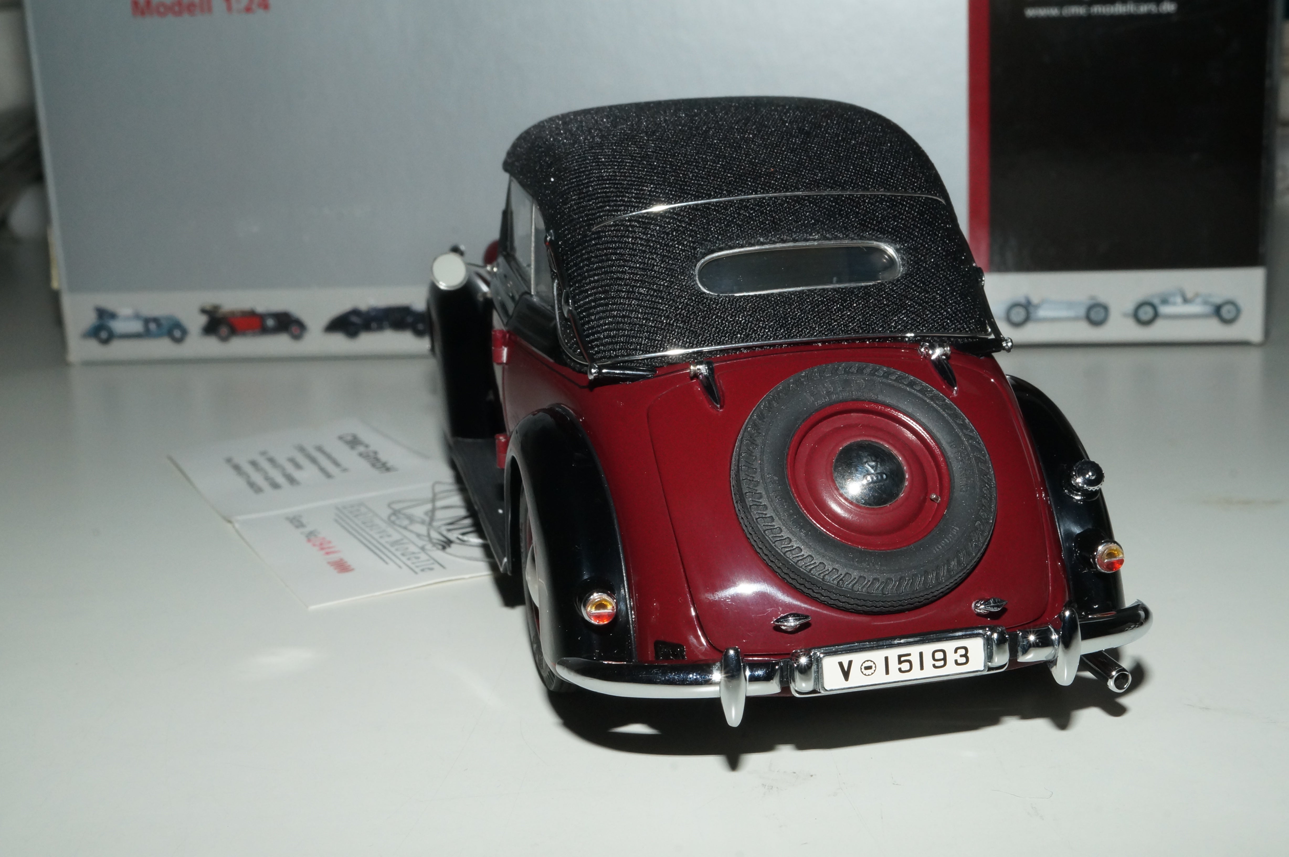 1/24 Audi 920 Cabriolet Dunkelrot CMC M-032A