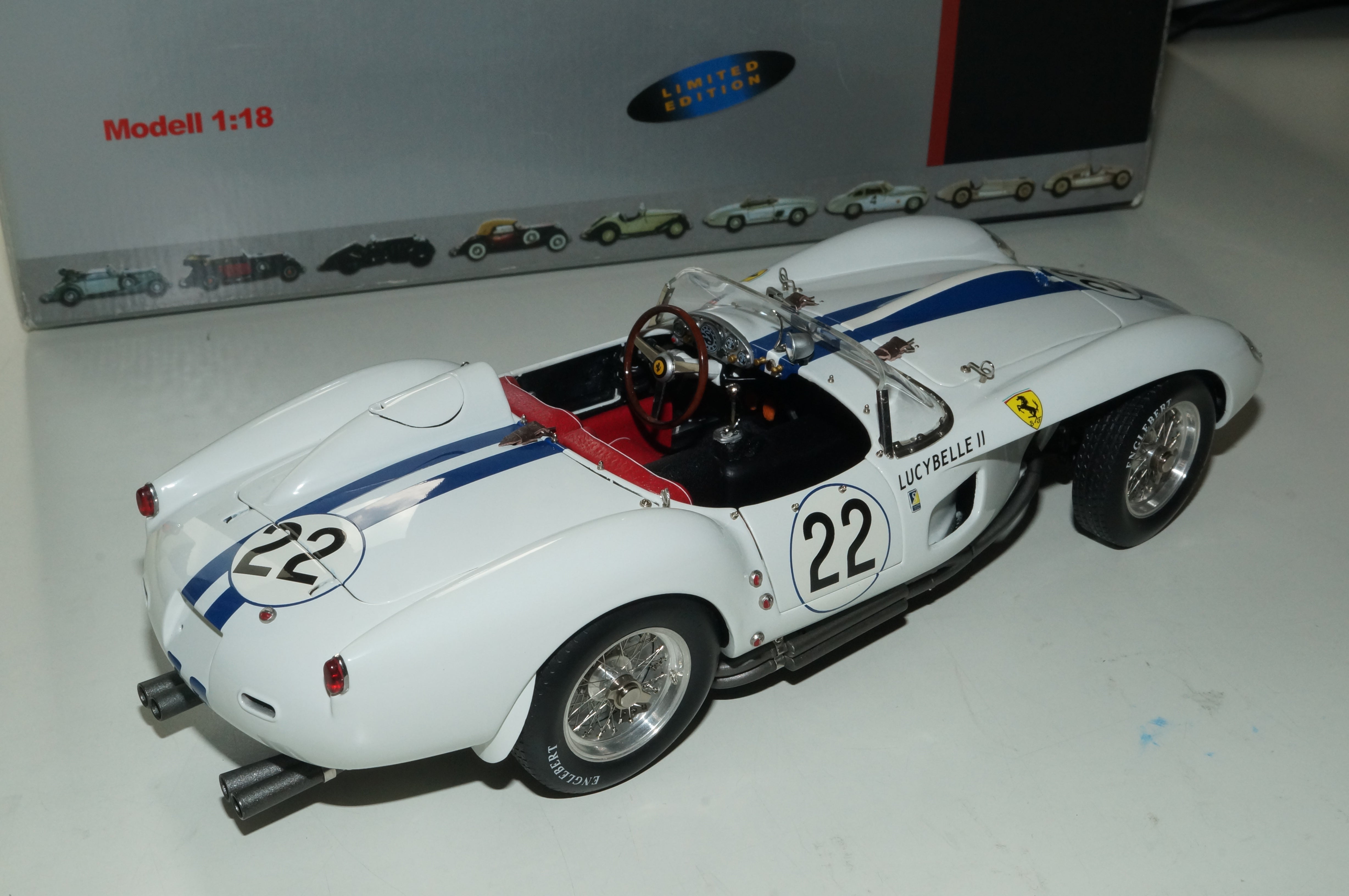 Ferrari 250 Testa Rossa #22 Lucybelle II CMC M-086 limitiert auf 2.000 Stück -pre-owned-