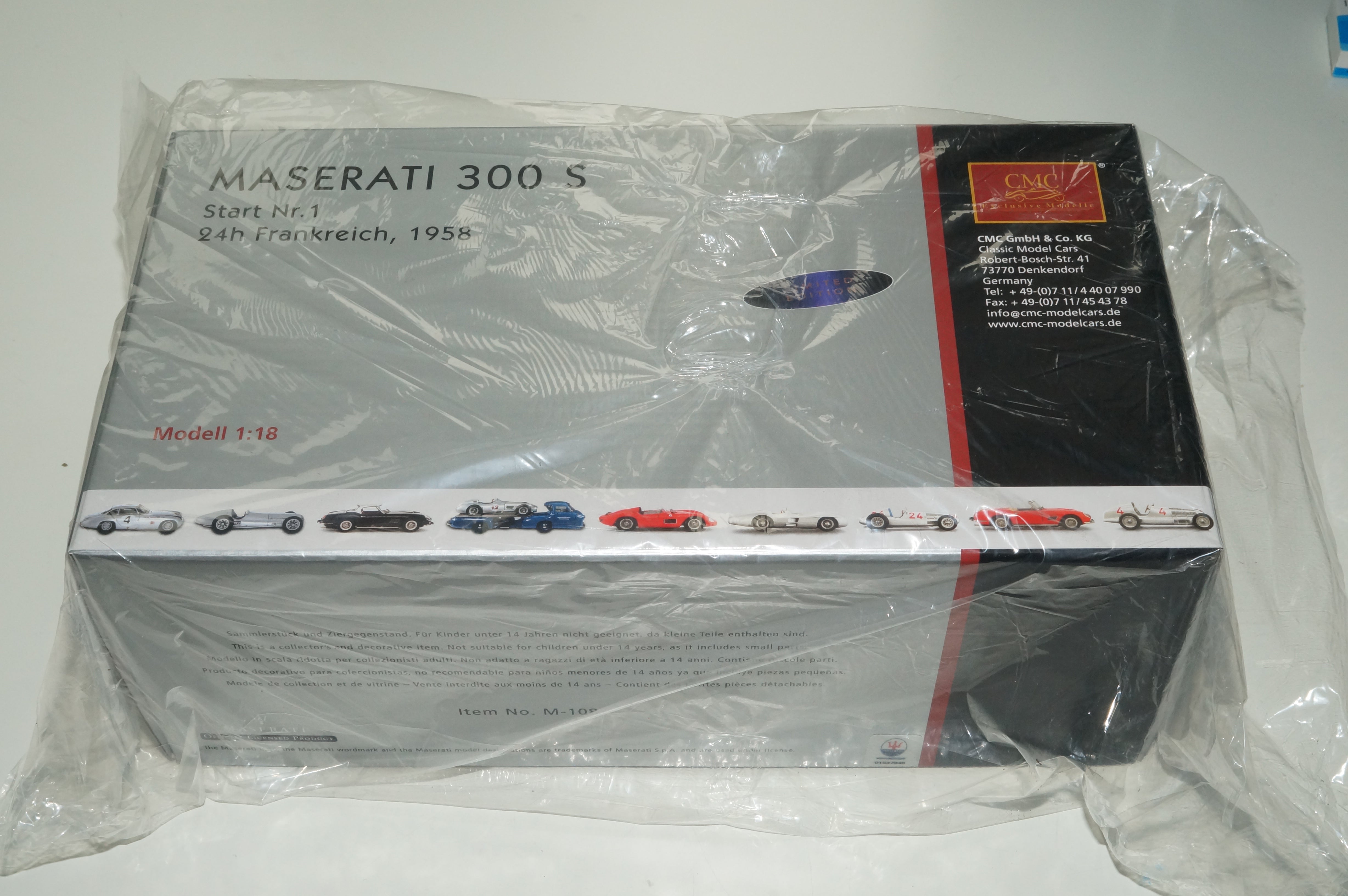 Maserati 300S #1 24H Le Mans 1958 CMC M-108 - aus Vorbesitz