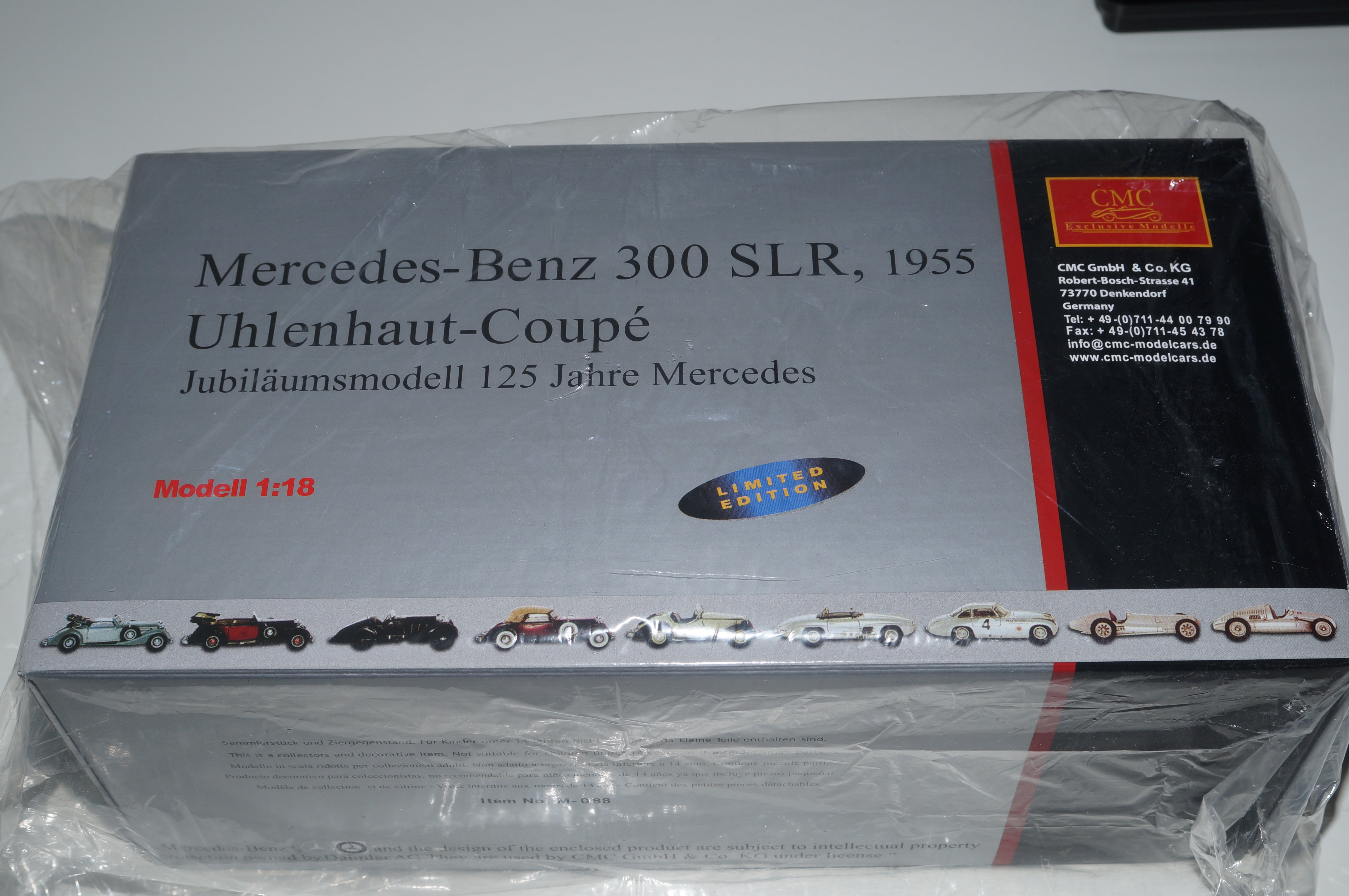 Mercedes-Benz 300 SLR Uhlenhaut Coupe 125 Jahre Mercedes CMC M-088 LE 4.000