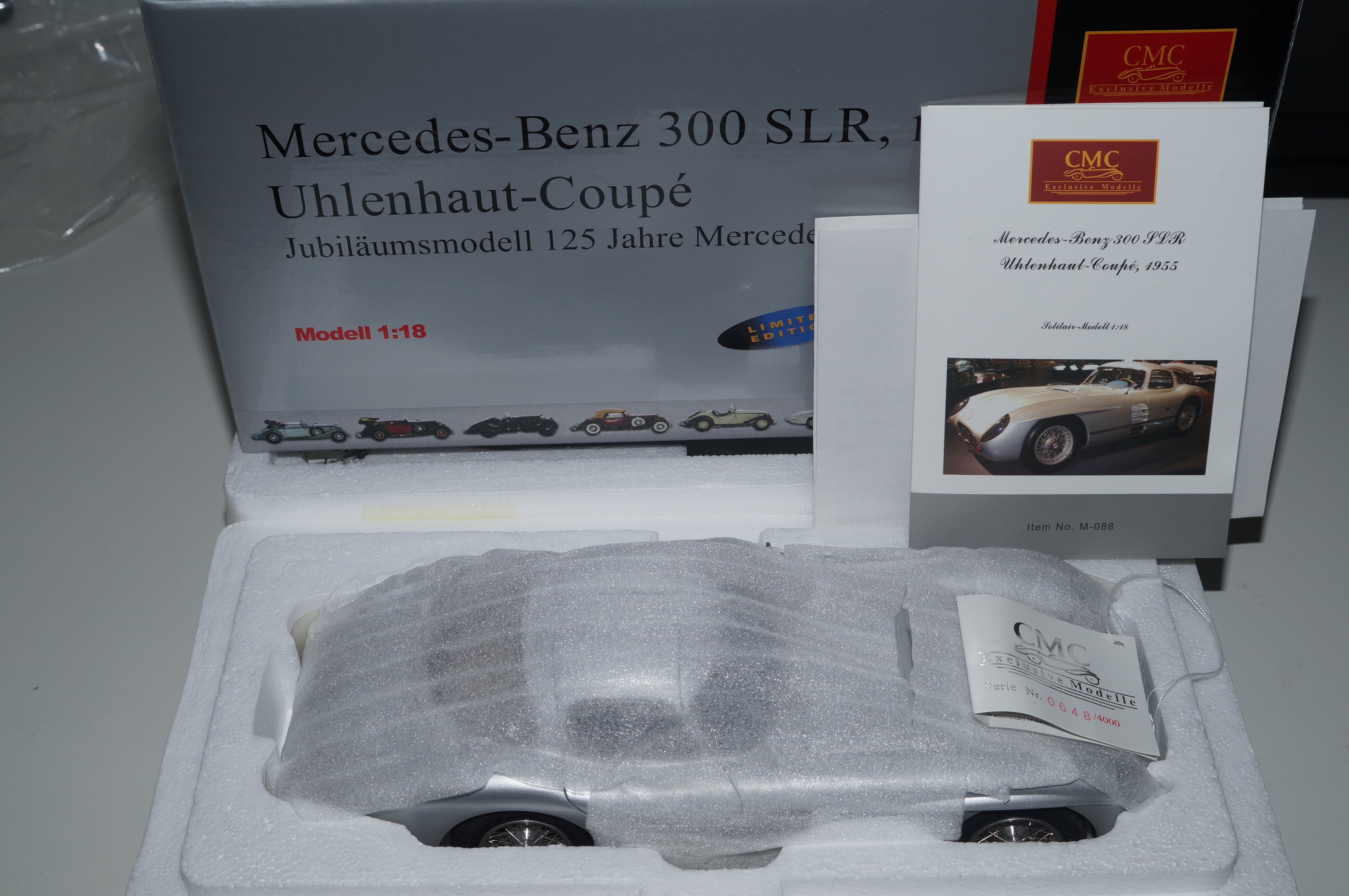 Mercedes-Benz 300 SLR Uhlenhaut Coupe 125 Jahre Mercedes CMC M-088 LE 4.000