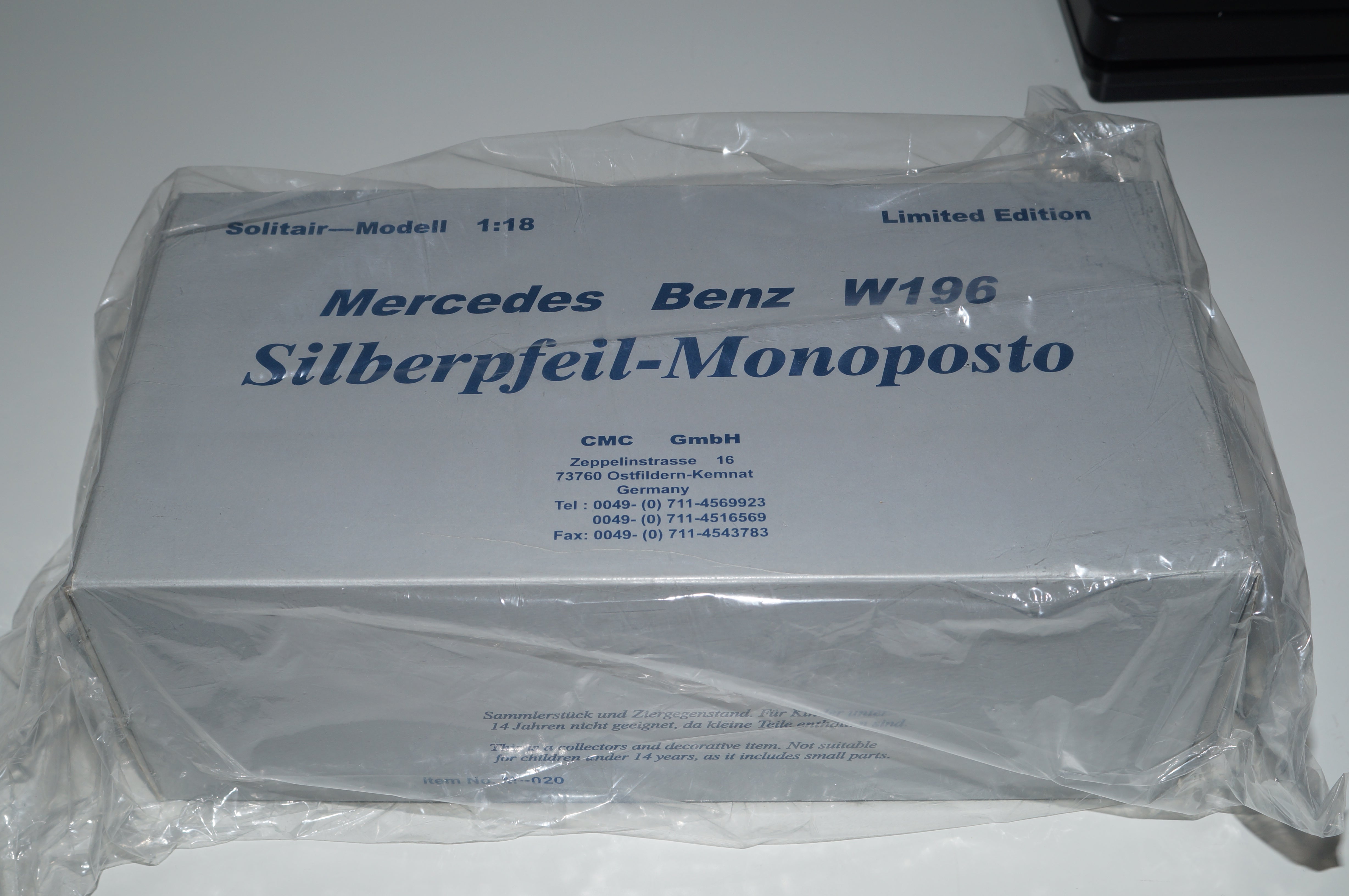 Mercedes-Benz W196 #6 Stirling MOSS CMC M-020 LE 1.000 Stück