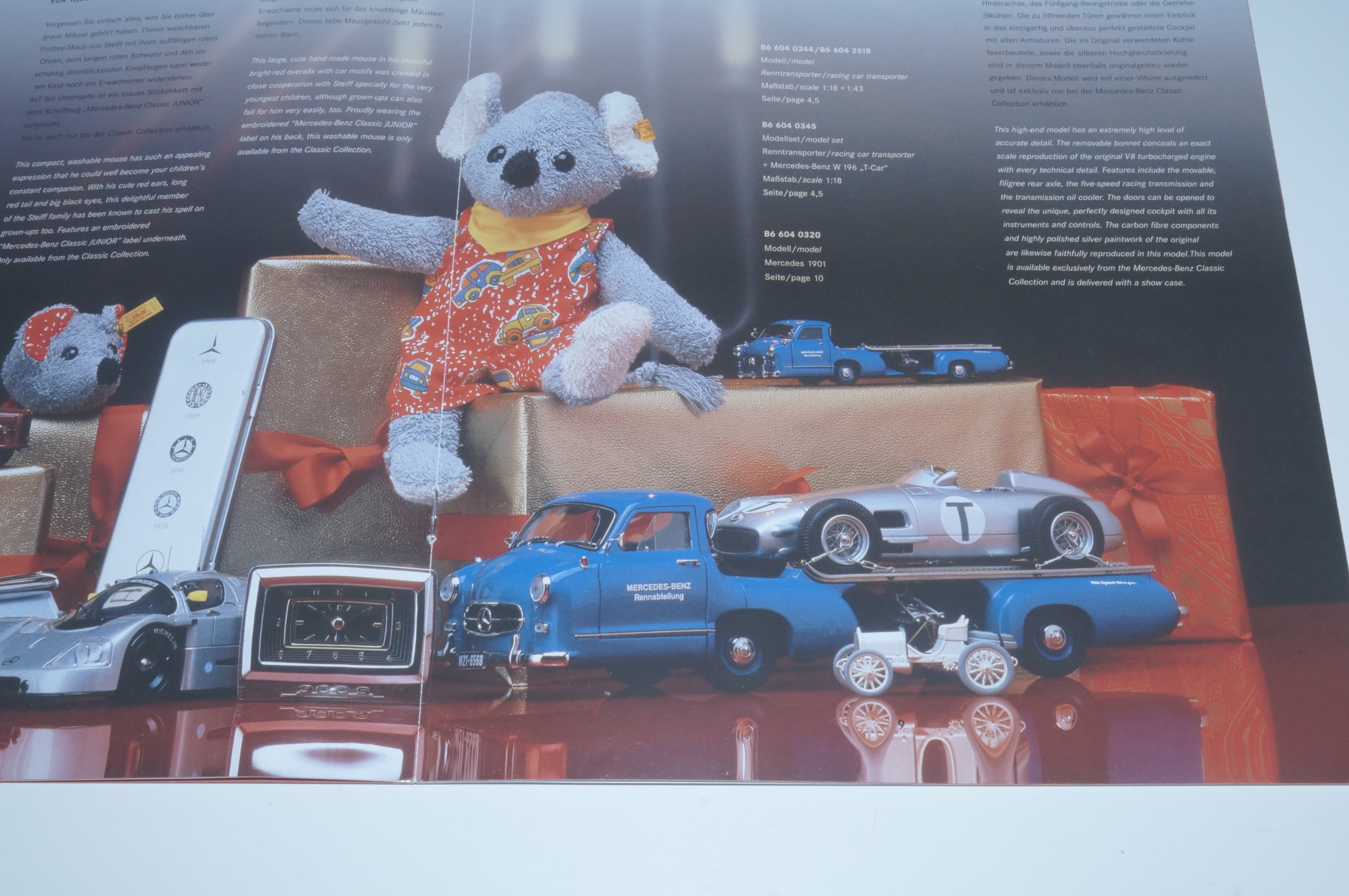 Mercedes-Benz W196 T-CAR + Renntransporter 'Blue Wonder' im Bundle CMC M-006T + M-036