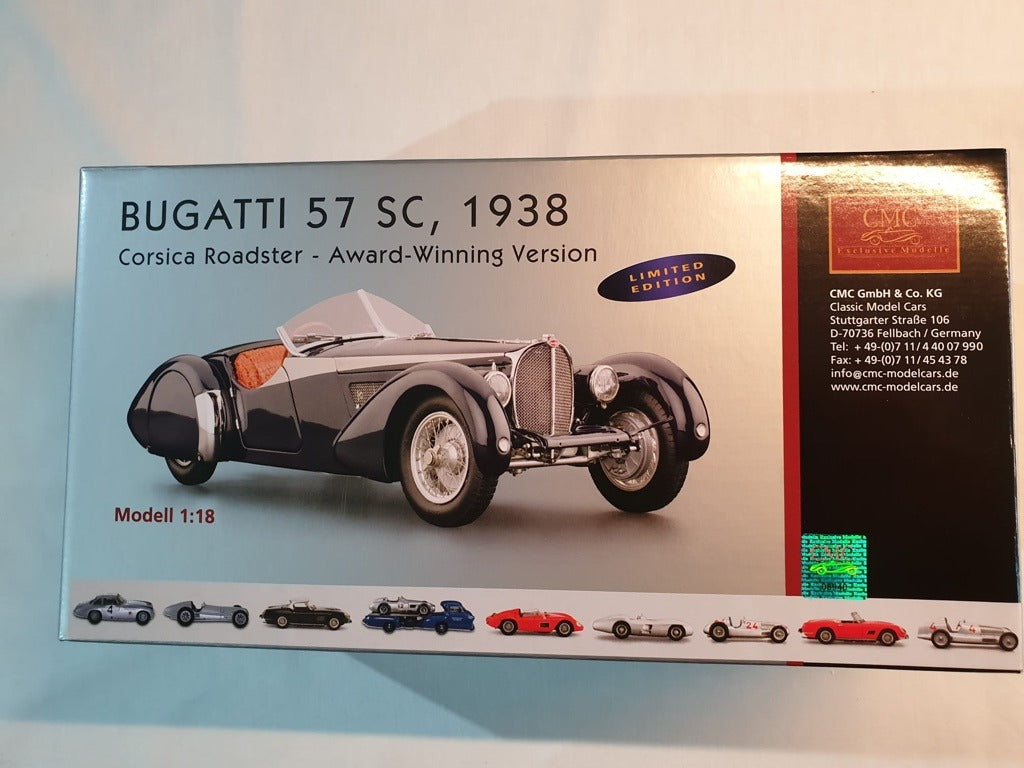 1/18 Bugatti 57 SC Corsica Award Winning Version CMC M-136 Limited Edition 3000 pieces