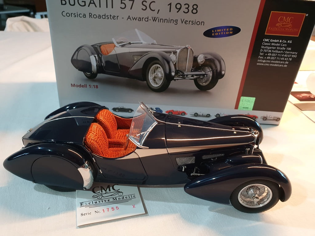 1/18 Bugatti 57 SC Corsica Award Winning Version CMC M-136 Limited Edition 3000 pieces