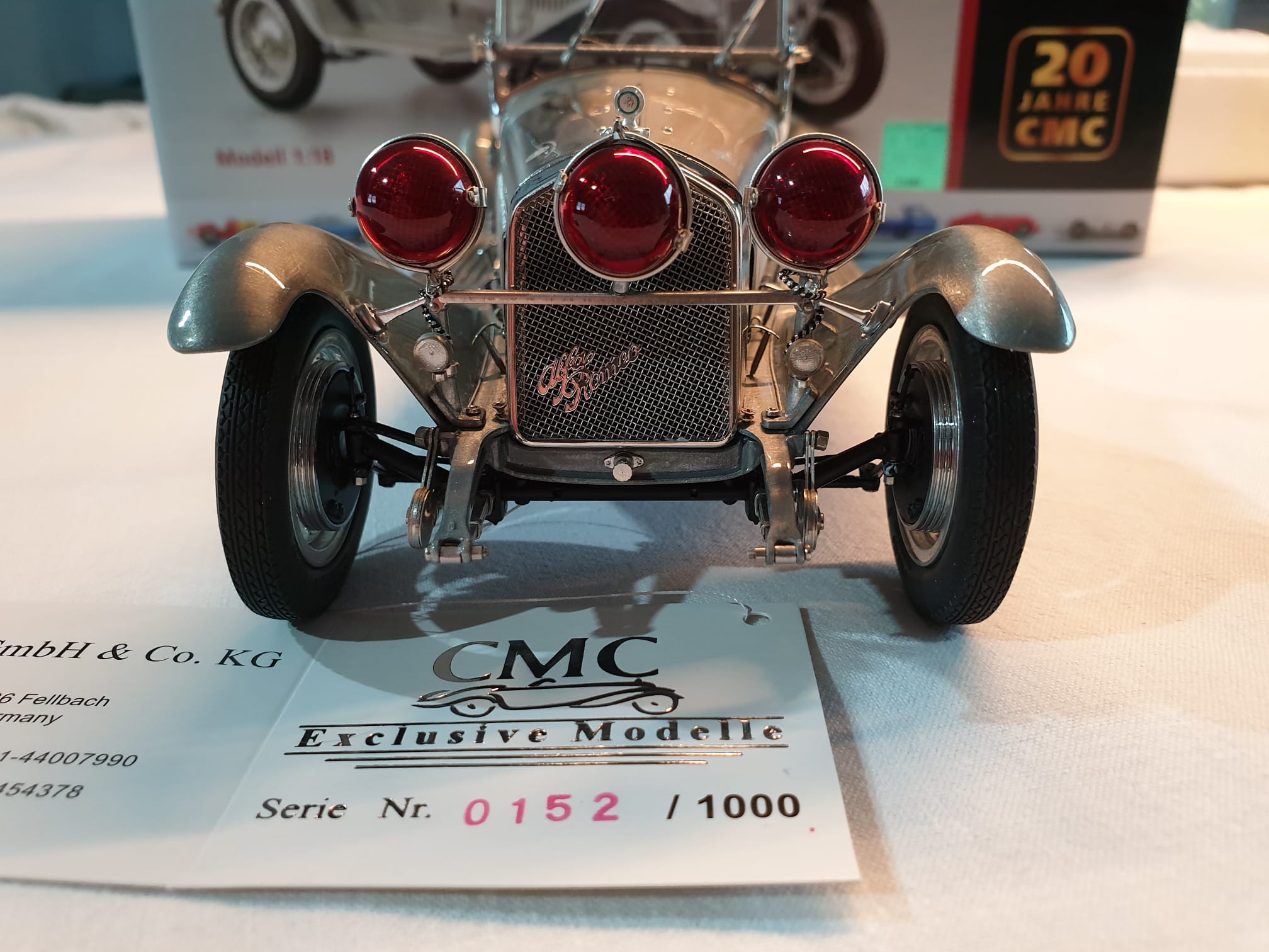 1/18 Alfa Romeo 6C 1750 GS Clear Finish 'unlackiert' CMC M-142