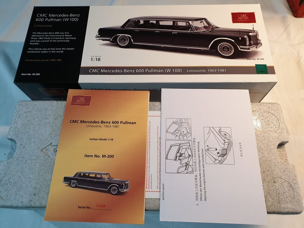Mercedes-Benz (W100) 6-door Pullmann BLACK CMC M-200 - aus Vorbesitz