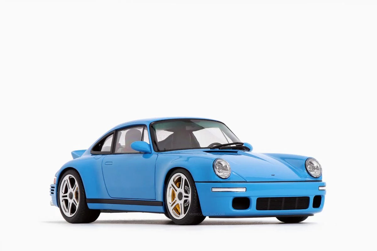 1/18 Porsche 911 RUF SCR - 2018 Mexico Blue –  ALMOST REAL 880202