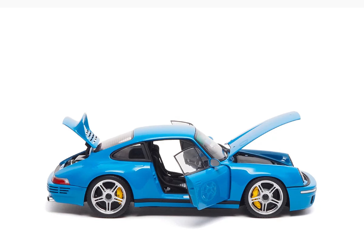 1/18 Porsche 911 RUF SCR - 2018 Mexico Blue –  ALMOST REAL 880202
