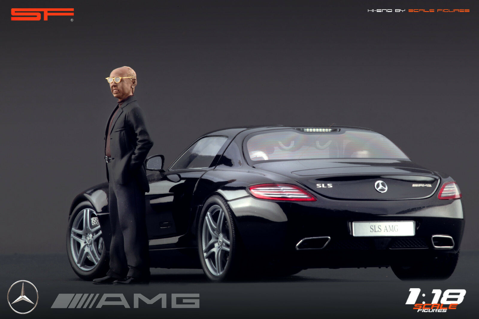 1/18 Hans-Werner Aufrecht -AMG- von SF Scale Figures - Handarbeit -
