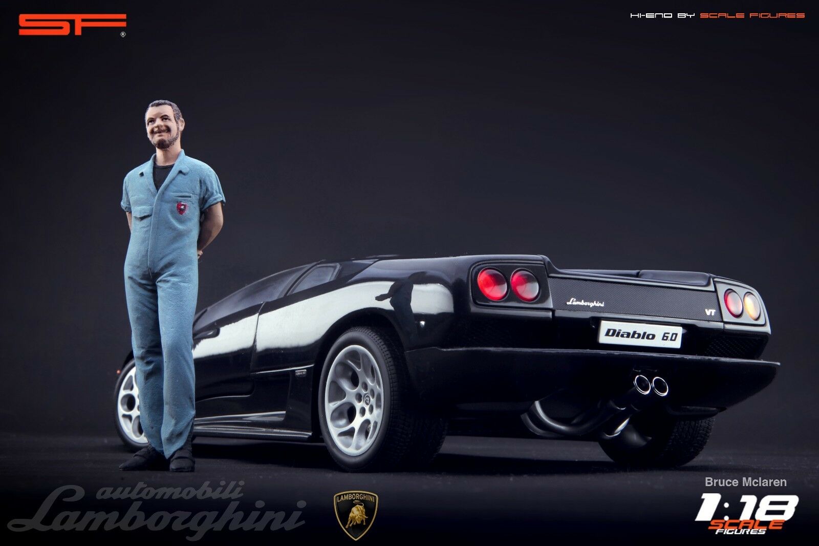 1/18 Valentino BALBONI von SF Scale Figures - Handarbeit -