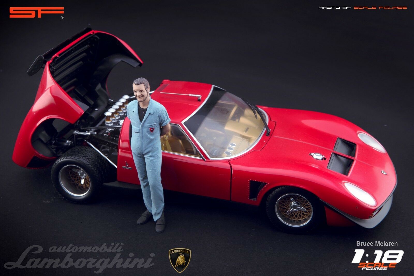1/18 Valentino BALBONI von SF Scale Figures - Handarbeit -