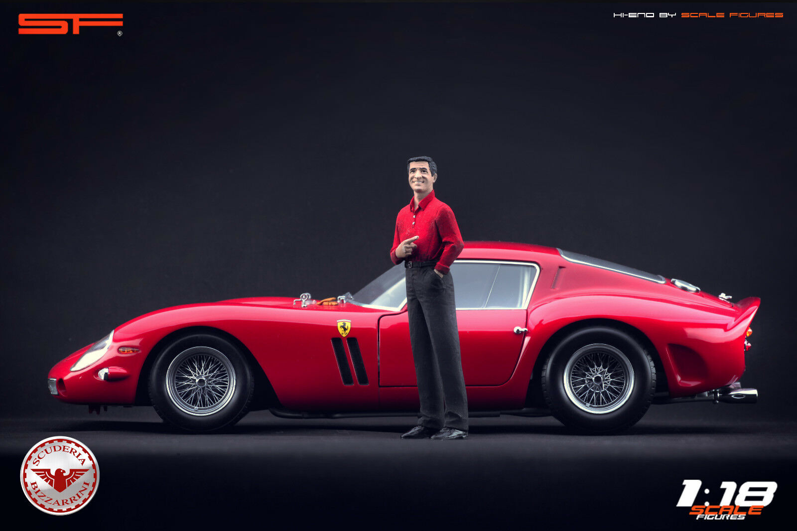 1/18 Giotto Bizzarrini von SF Scale Figures - Handarbeit -