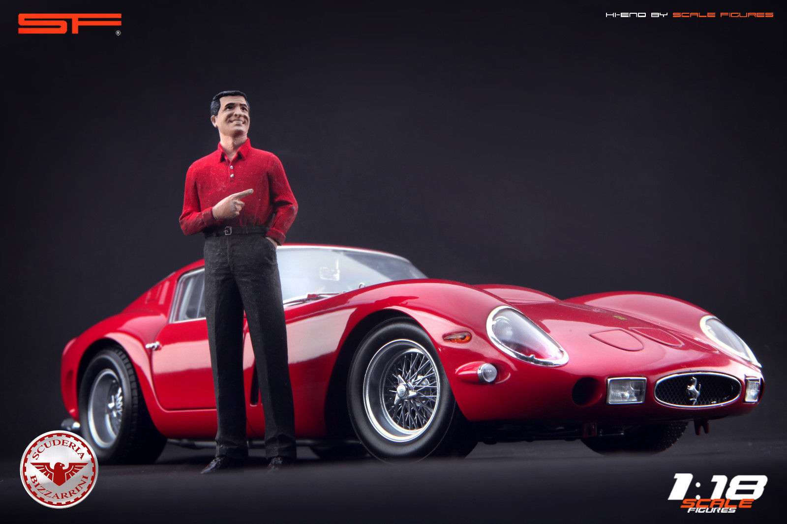 1/18 Giotto Bizzarrini von SF Scale Figures - Handarbeit -