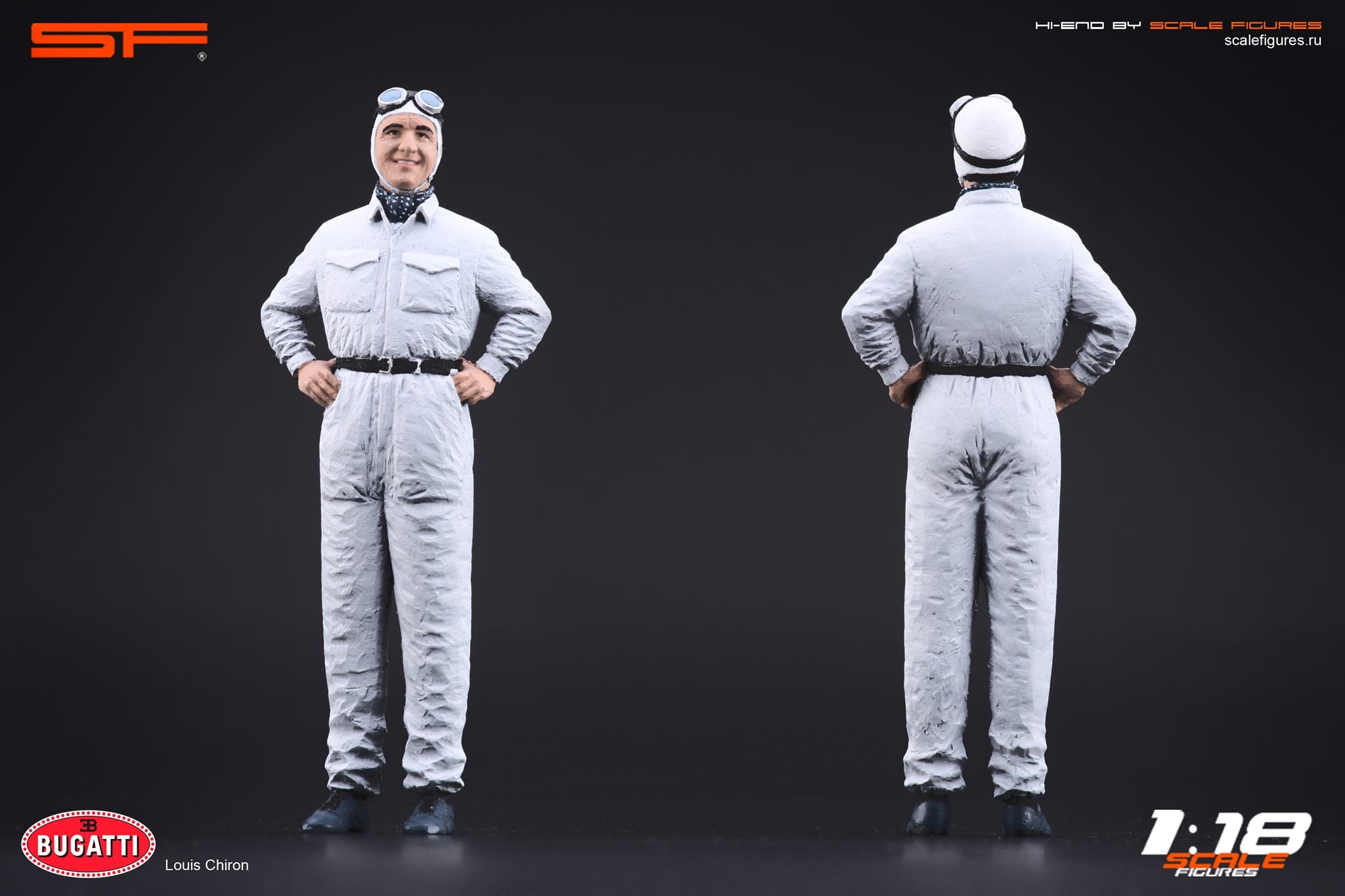 1/18 LOUIS CHIRON by SF Scale Figures - Handcrafted -
