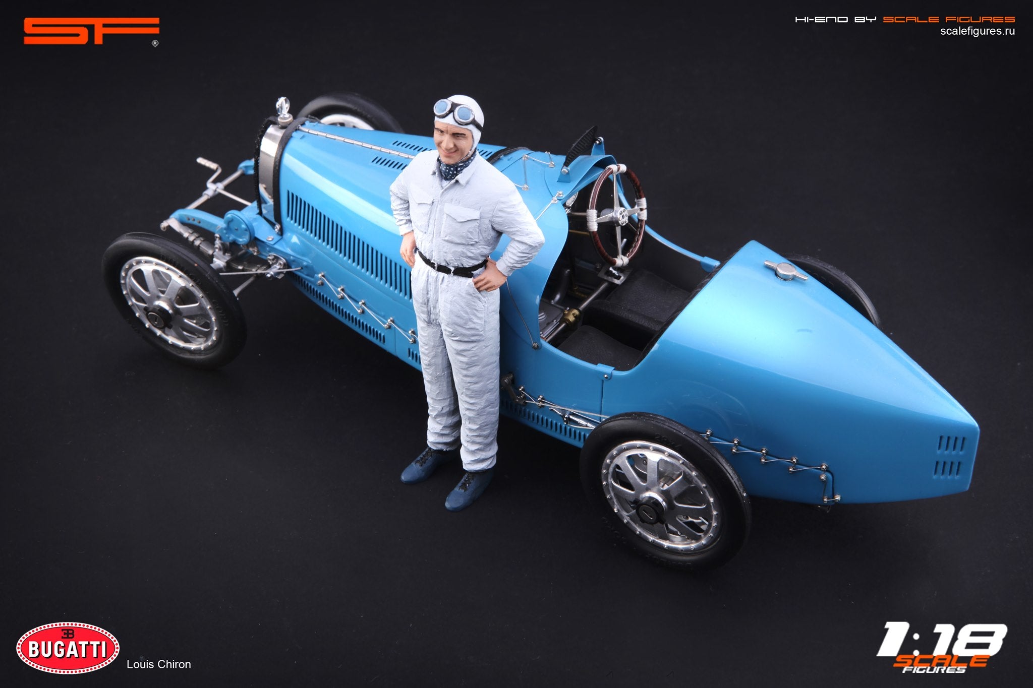 1/18 LOUIS CHIRON von SF Scale Figures - Handarbeit - pre-owned TS993