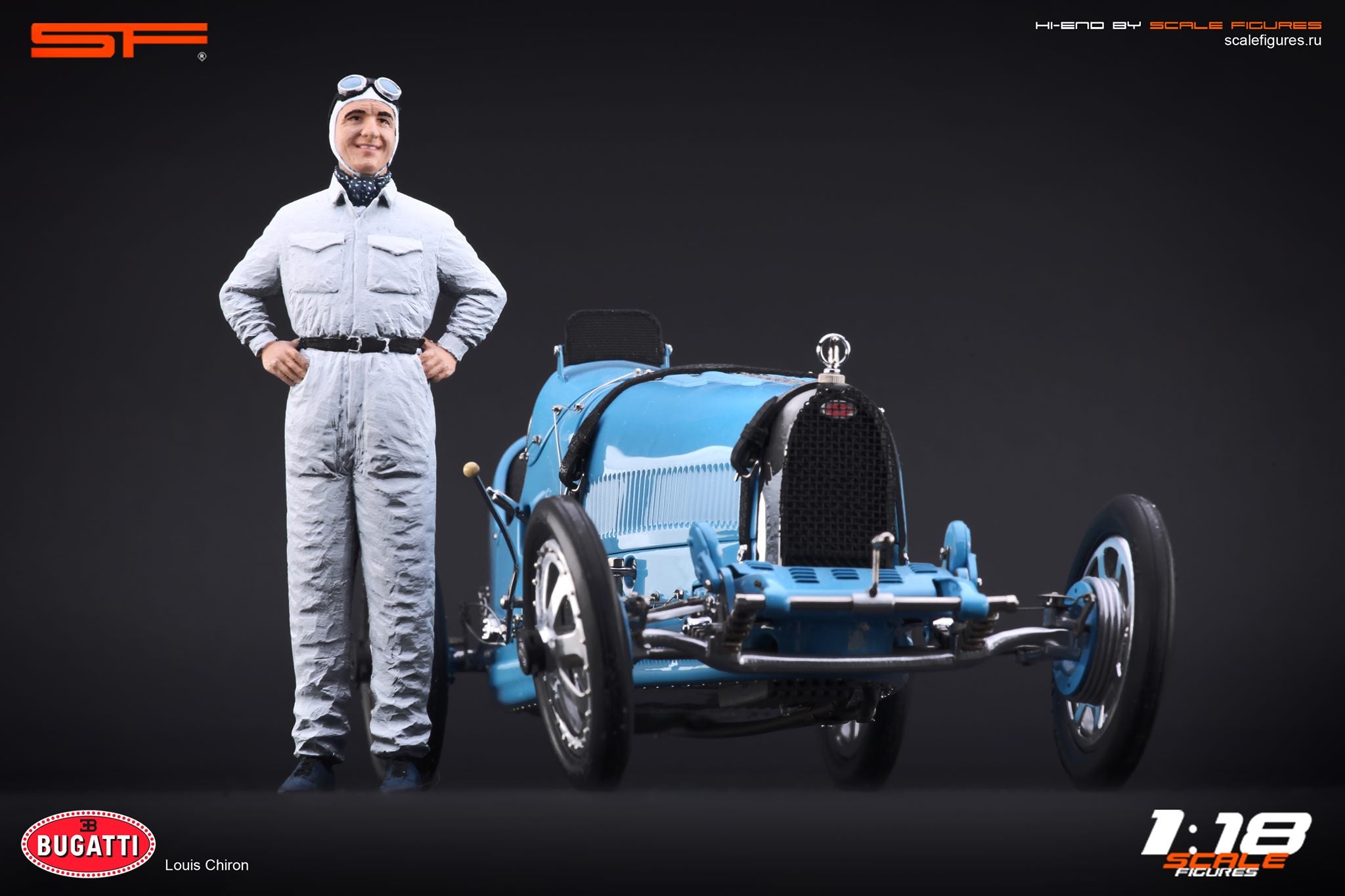 1/18 LOUIS CHIRON von SF Scale Figures - Handarbeit -