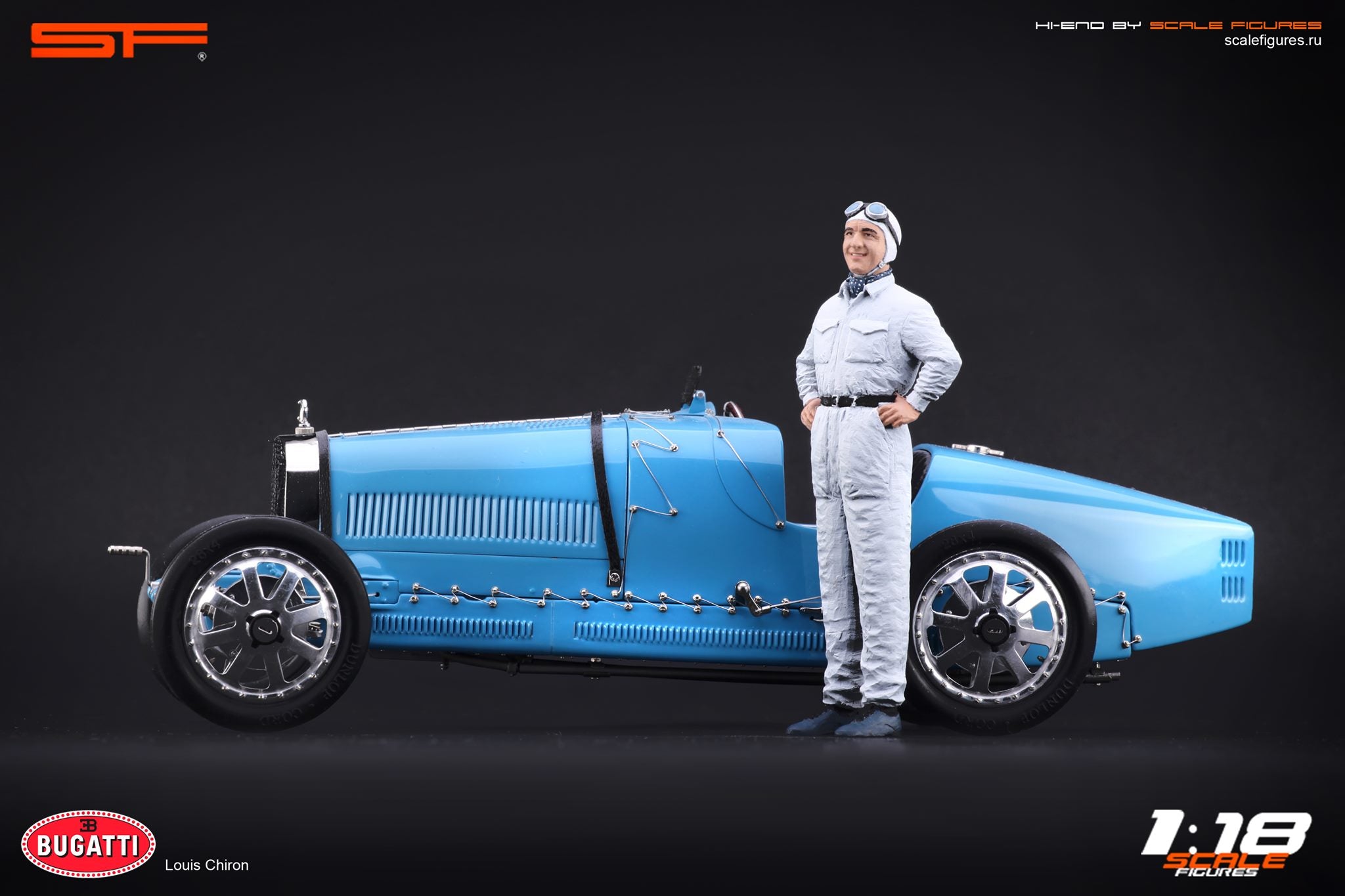 1/18 LOUIS CHIRON von SF Scale Figures - Handarbeit -