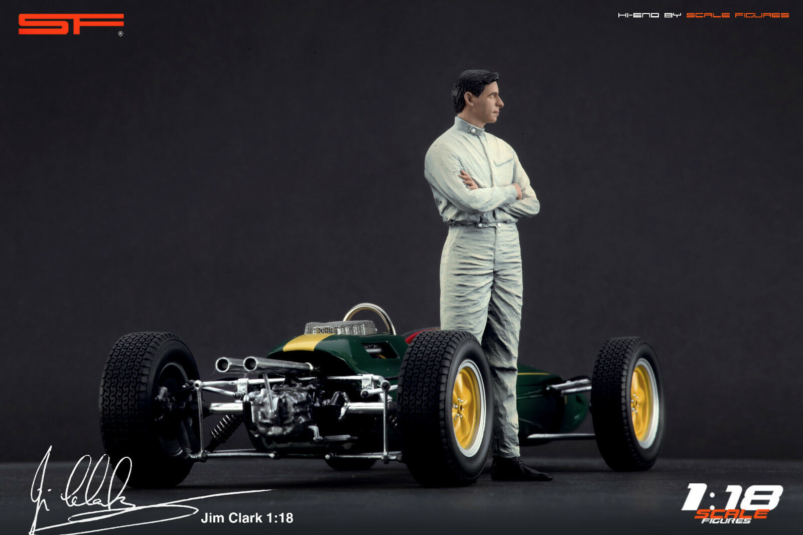 1/18 JIM CLARK von SF Scale Figures - Handarbeit - SF118126-