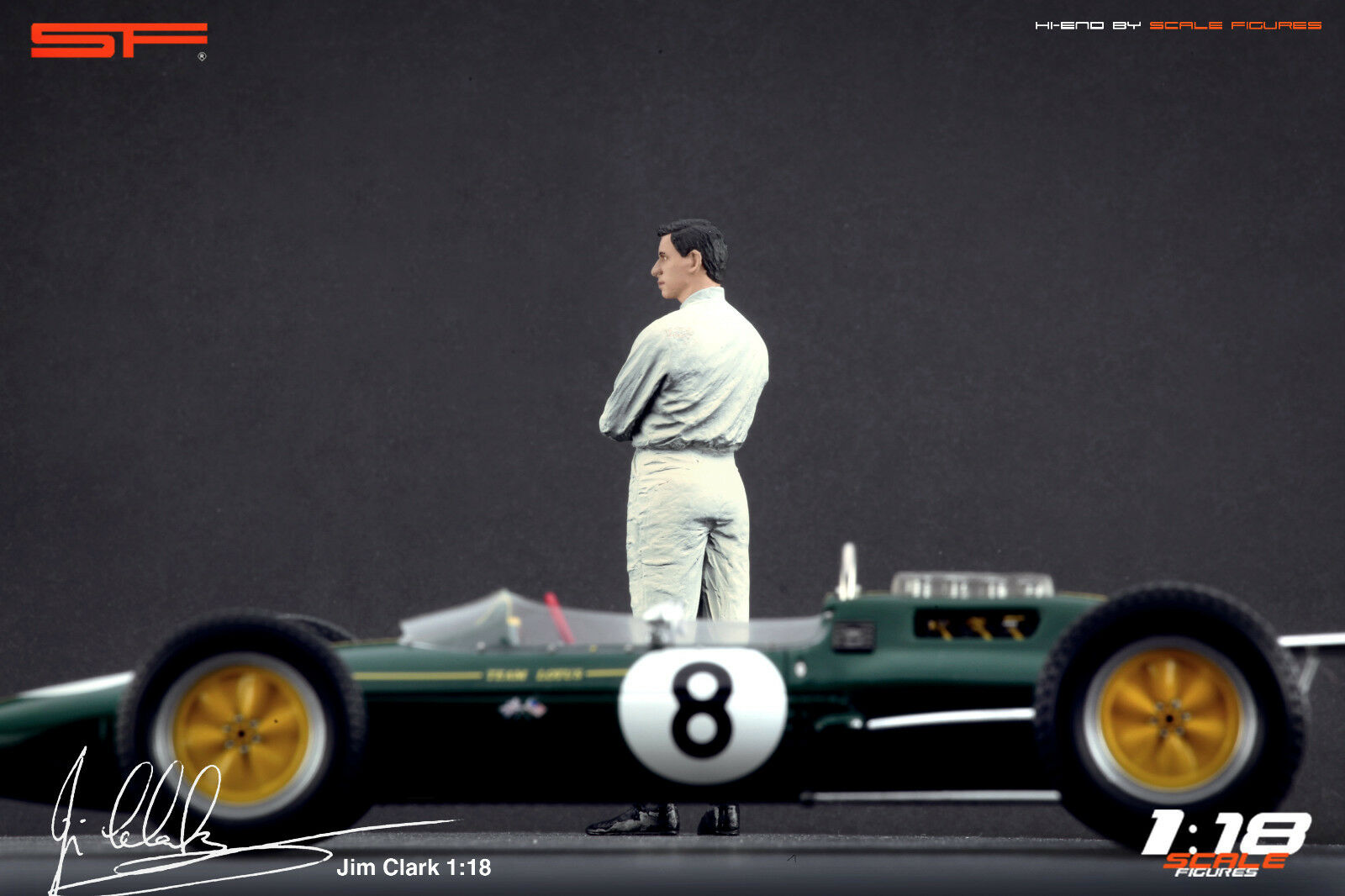 1/18 JIM CLARK von SF Scale Figures - Handarbeit - SF118126-