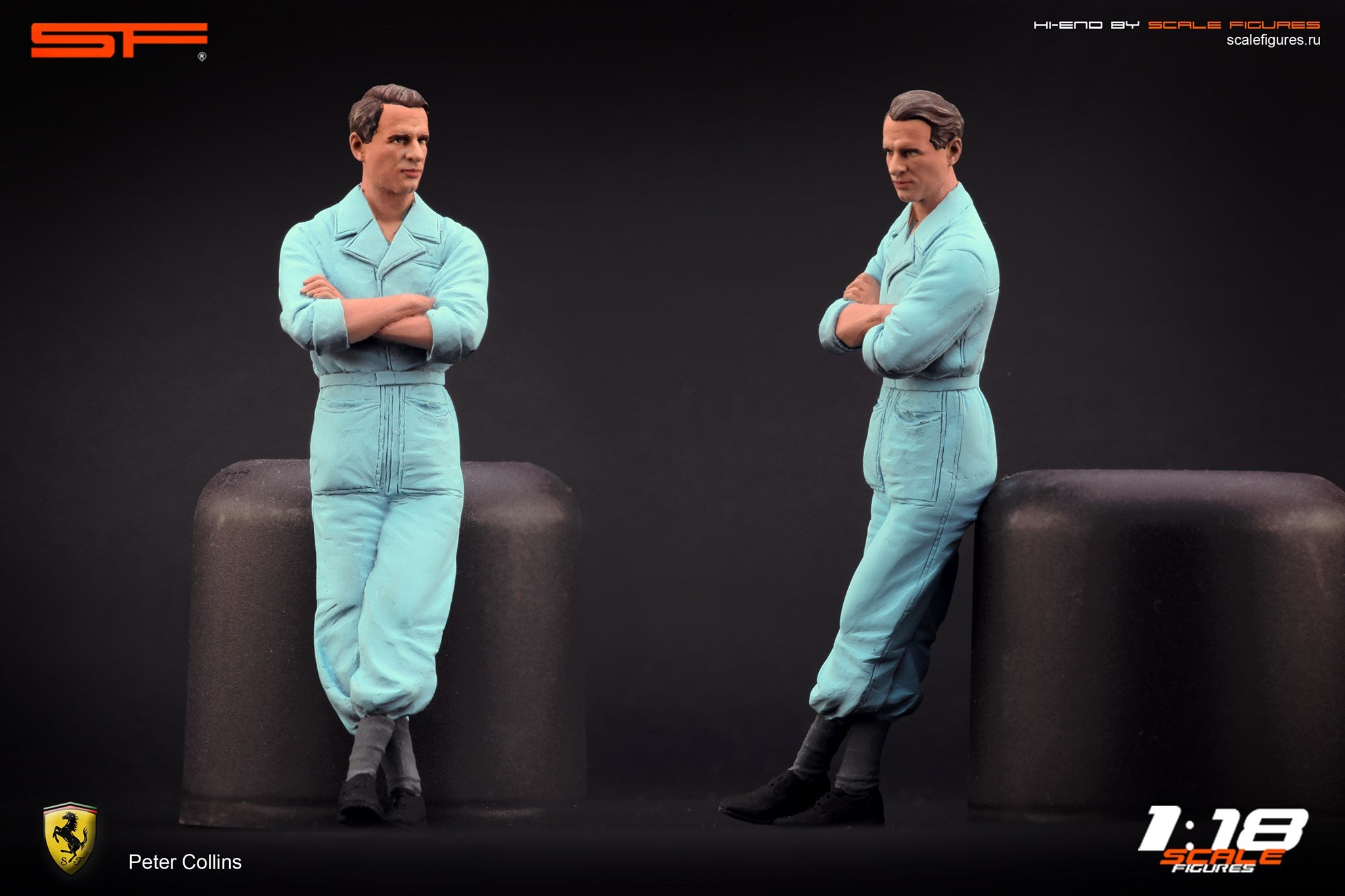 1/18 Peter Collins von SF Scale Figures - Handarbeit -