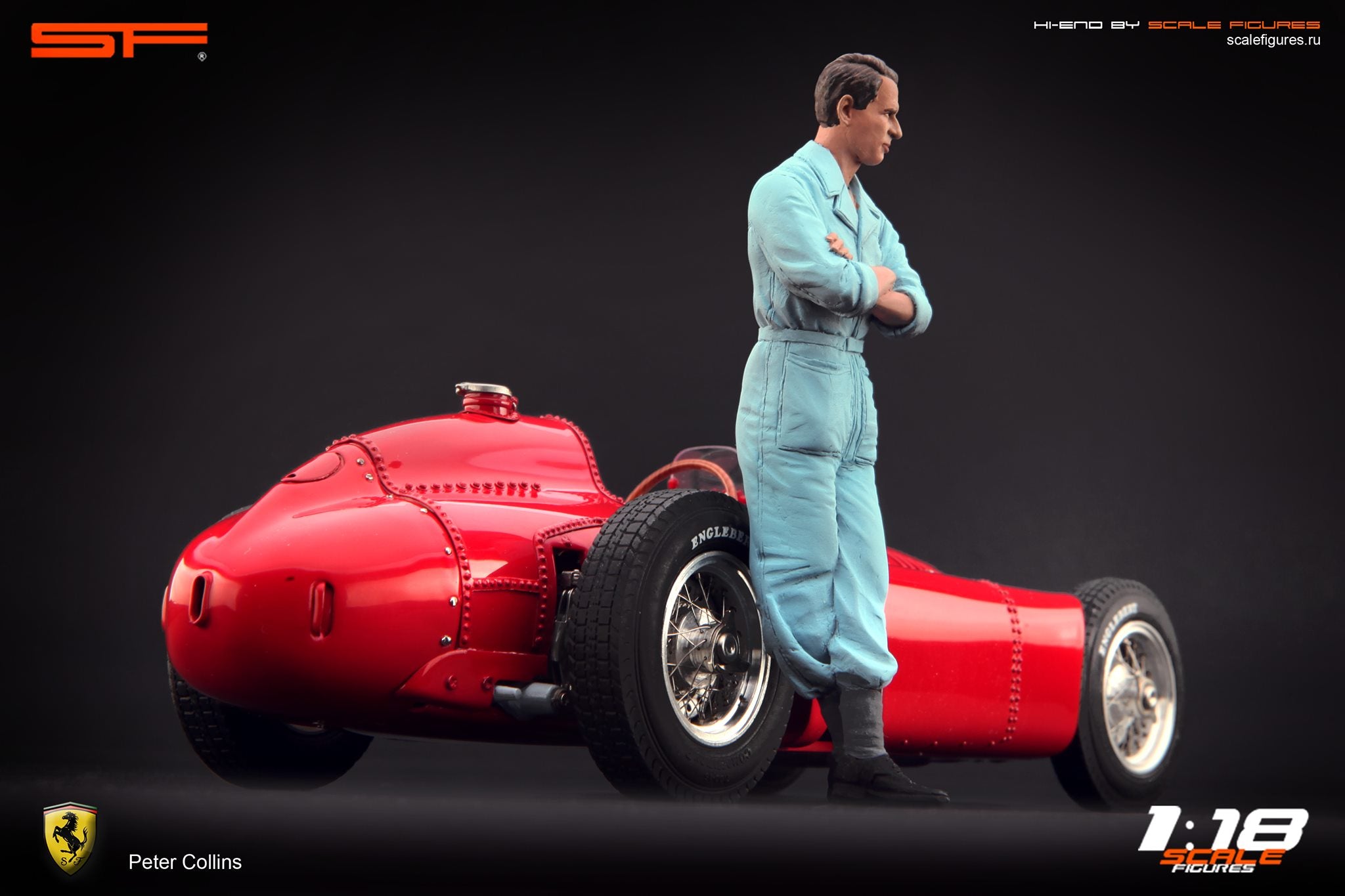 1/18 Peter Collins von SF Scale Figures - Handarbeit -